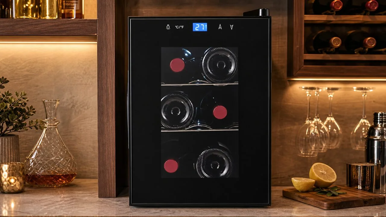 6 bottle wine cooler