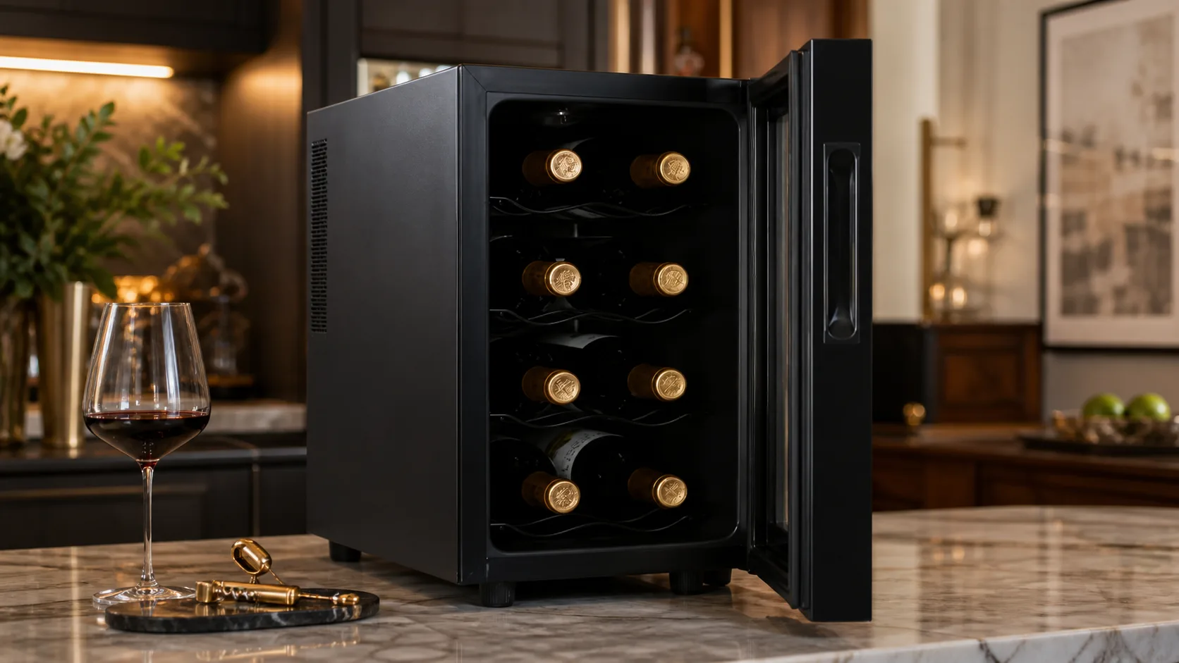 The Ultimate Guide to the Best 8 Bottle Wine Cooler 2026 10 Haier HVTM08ABS 8-Bottle — Electronic Control Fans: electronic controls