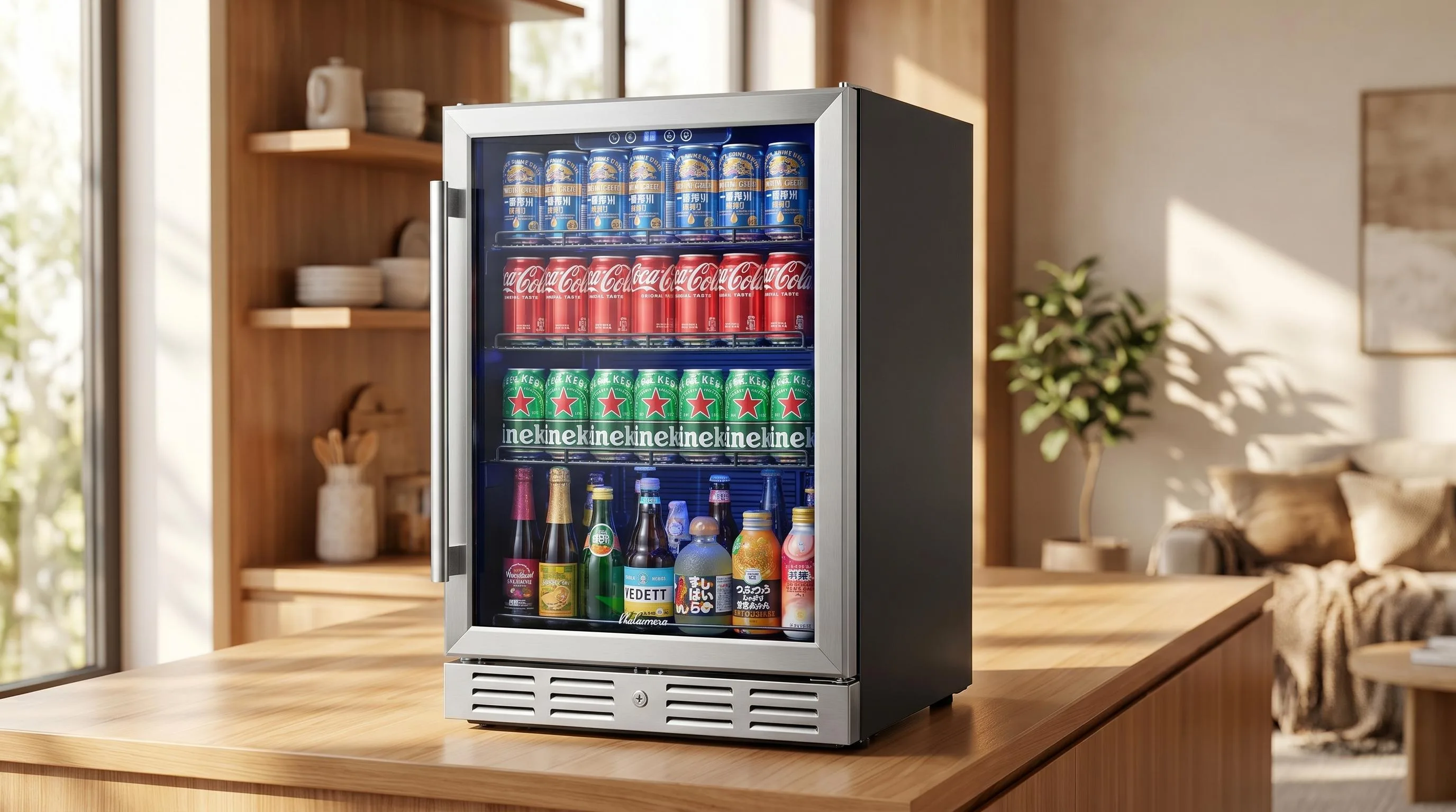 Kalamera 24 inch Beverage Refrigerator — Best Overall: 154-can capacity