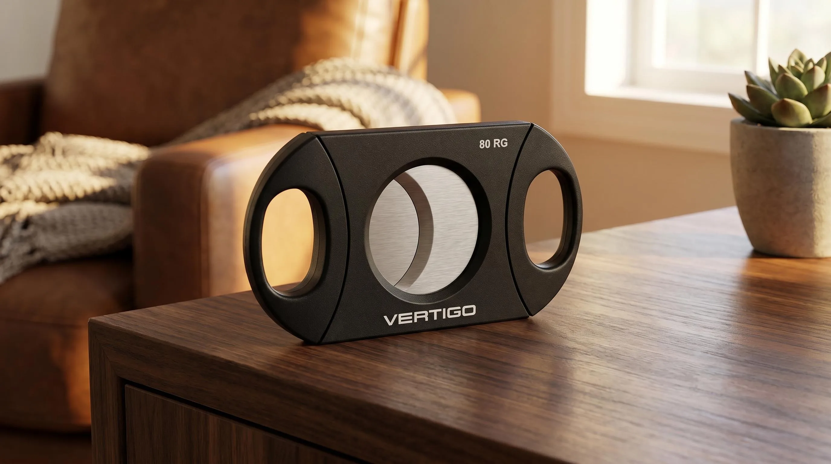 Vertigo Big Daddy 80 Ring Gauge Cigar Cutter (Original: Accommodates cigars up to an 80 ring gauge