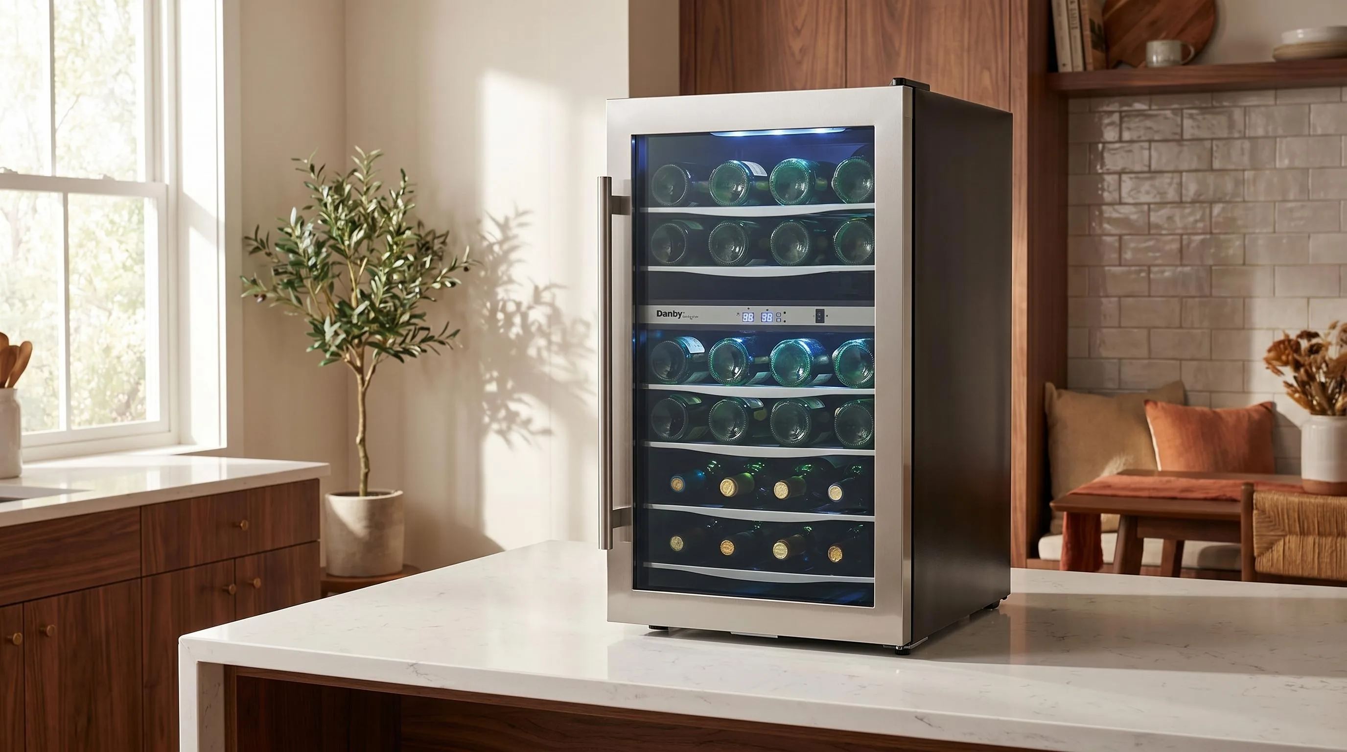 Danby 38-Bottle Wine Cooler: 38-bottle storage capacity