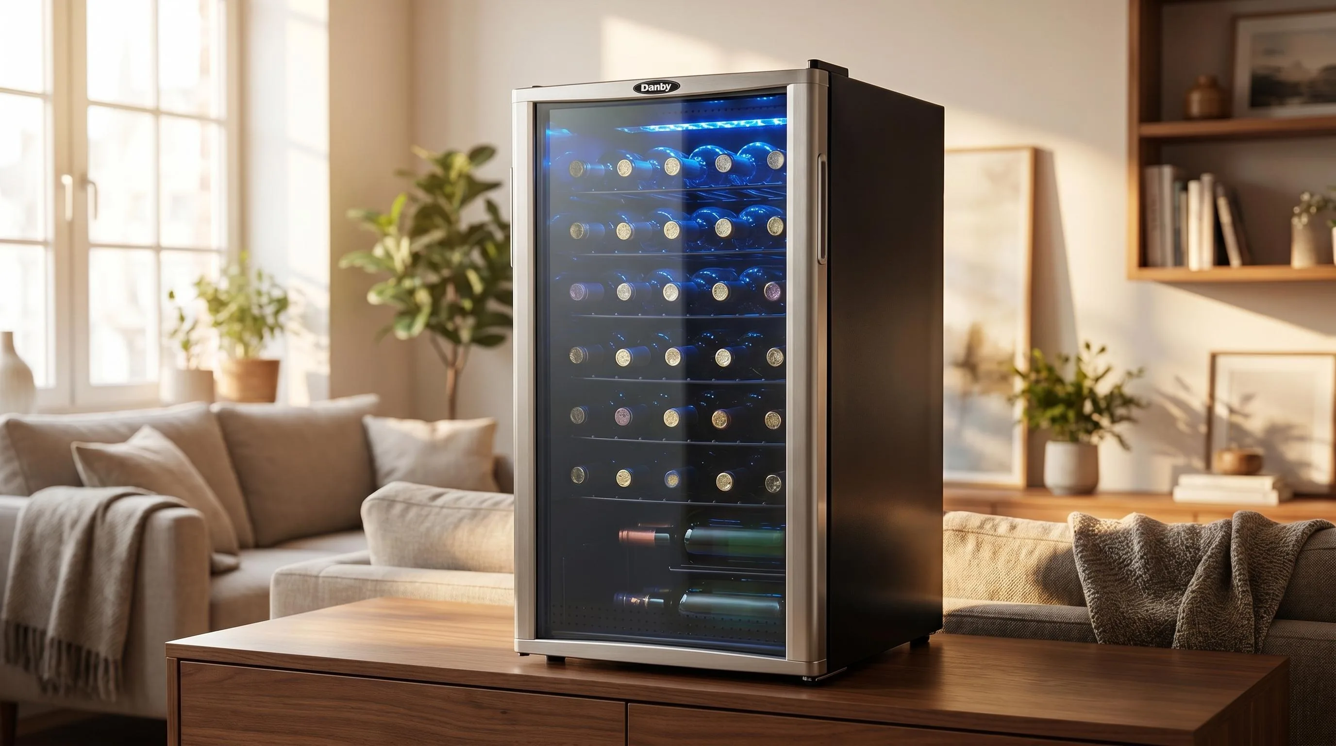 Danby DWC350BLP: Slim DWC350BLP freestanding design