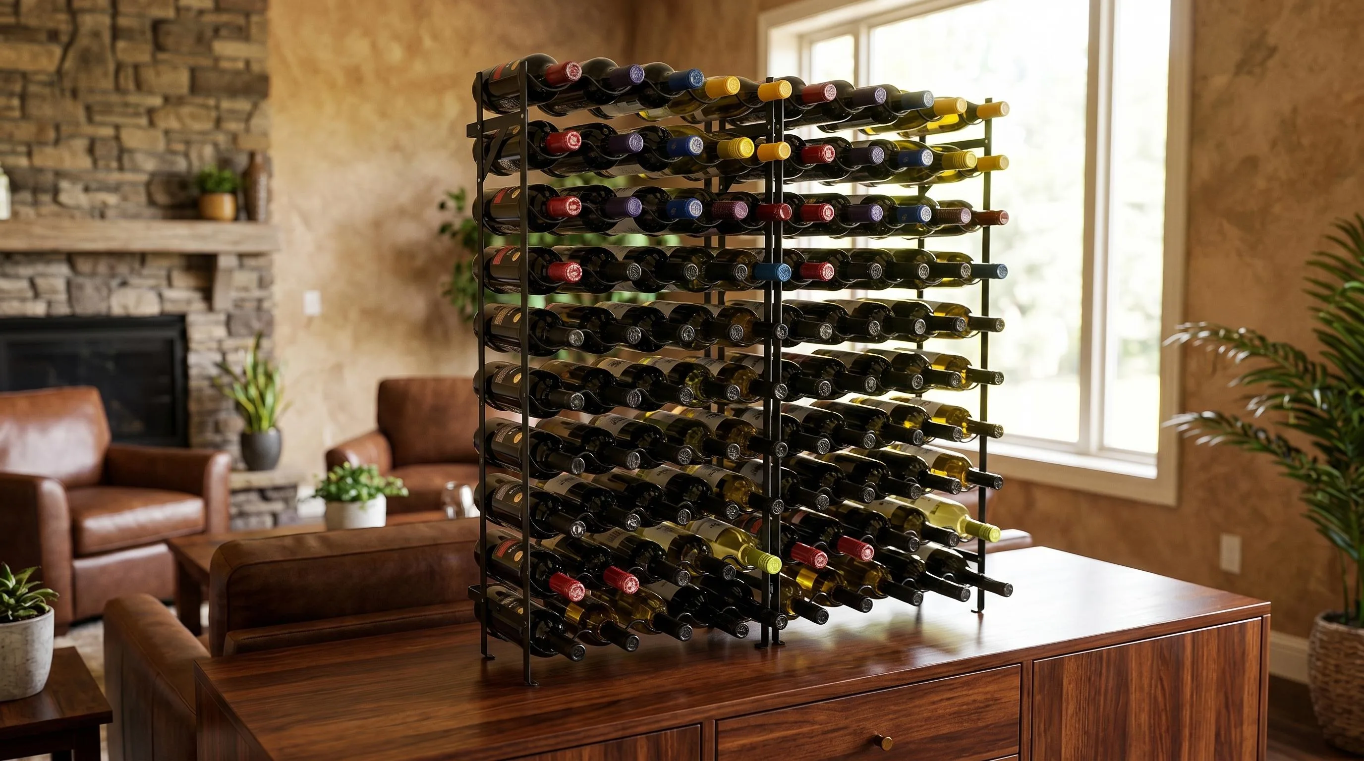 Top 10 The Best Floor Wine Rack Must-Haves in 2026 19 Sorbus 75-Bottle Wine Cooler: Spacious 75-bottle capacity cooler rack