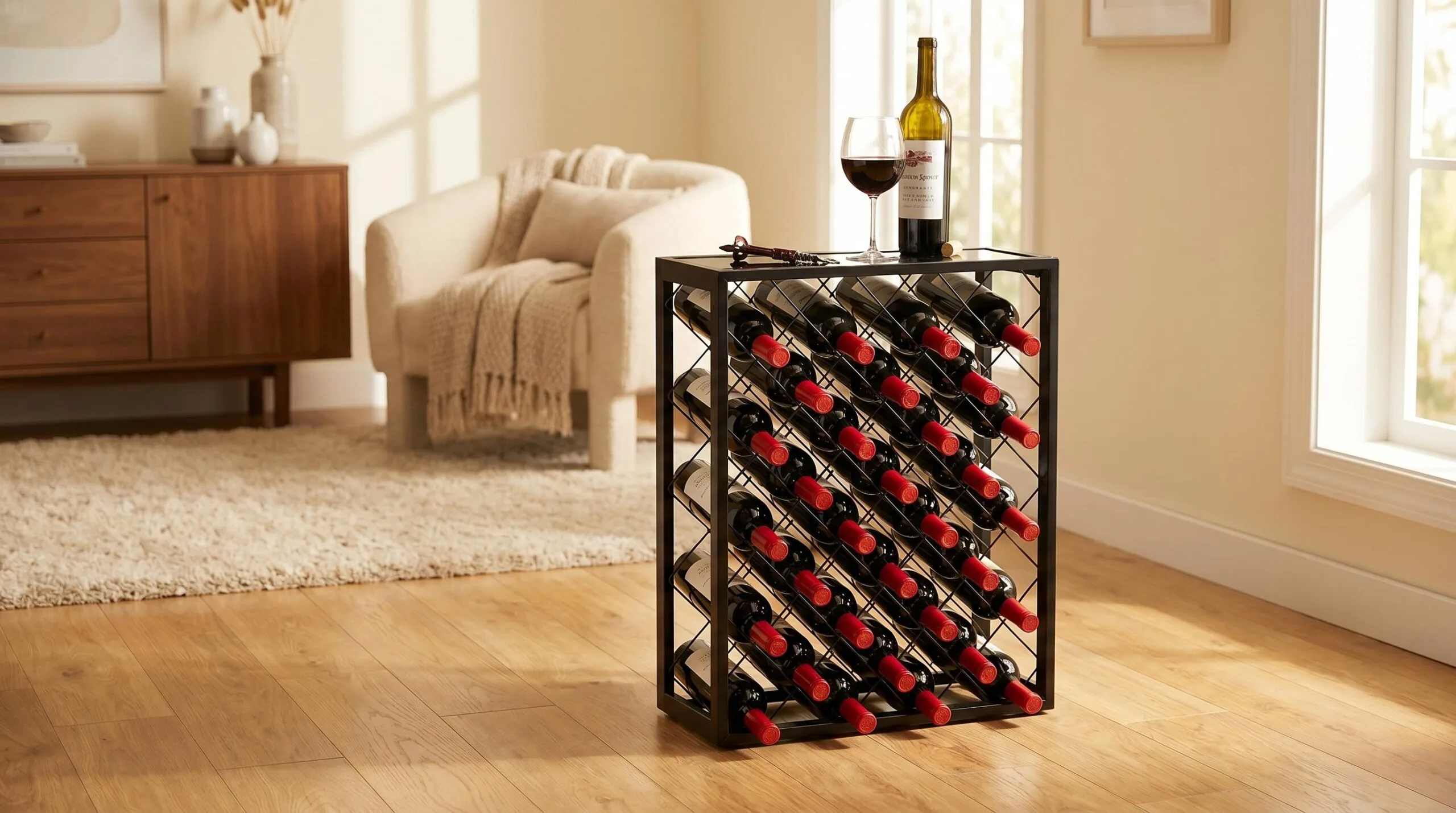 best floor wine rack