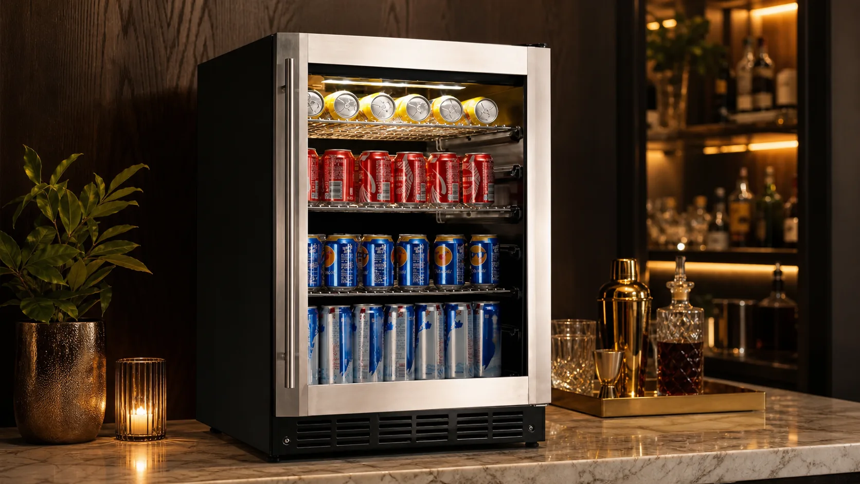 Top 3 Magic Chef Wine Cooler 2026 – Best Answer for You 5 Magic HMBC58ST — Can Beverage Storage: 154-can capacity with stainless steel finish