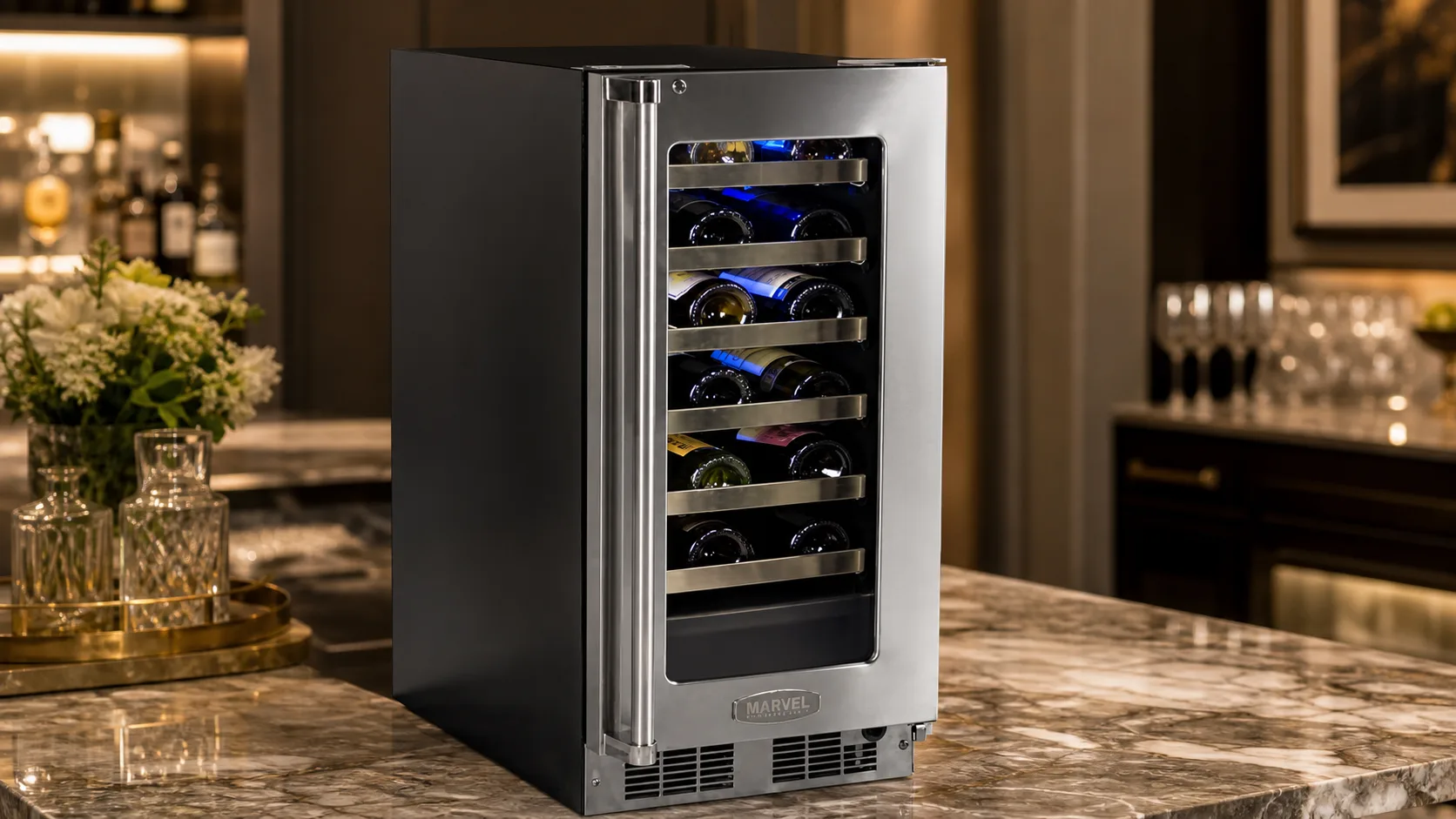 Marvel MP15WSG4LS — Compact Kitchens: 15-inch Professional Series footprint