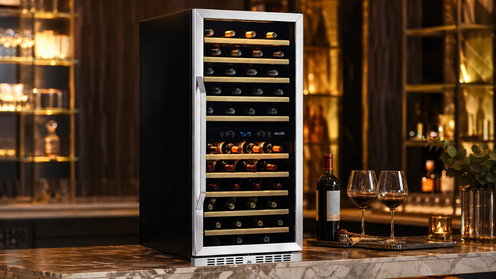 5 Best Newair Wine Cooler For Your Home In 2026 7 NewAir AWR-1160DB 116-Bottle — Large Collections: 116-bottle built-in design