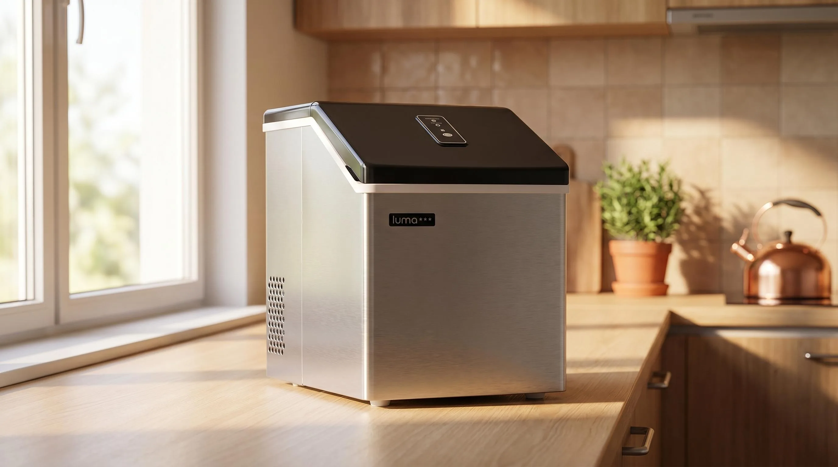 Top 10 The Best Portable Ice Maker in 2026 of All Time 20 Luma IM200SS: Durable stainless steel housing for a polished, upscale countertop look