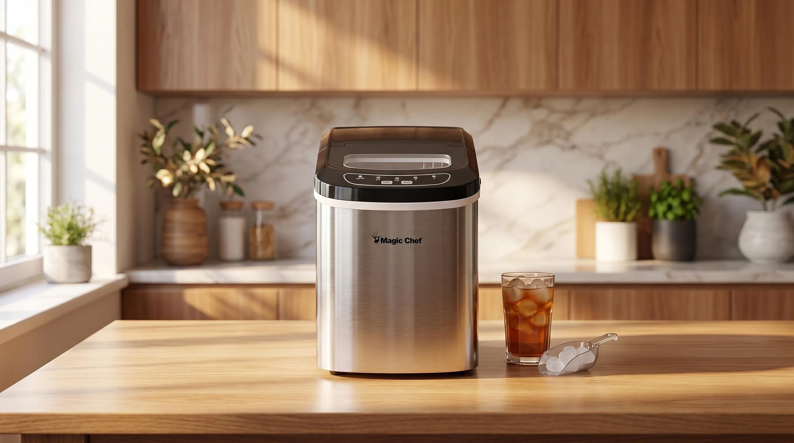 Top 10 The Best Portable Ice Maker in 2026 of All Time 12 Magic MCIM22ST — Stainless Kitchens: 27 lb. size