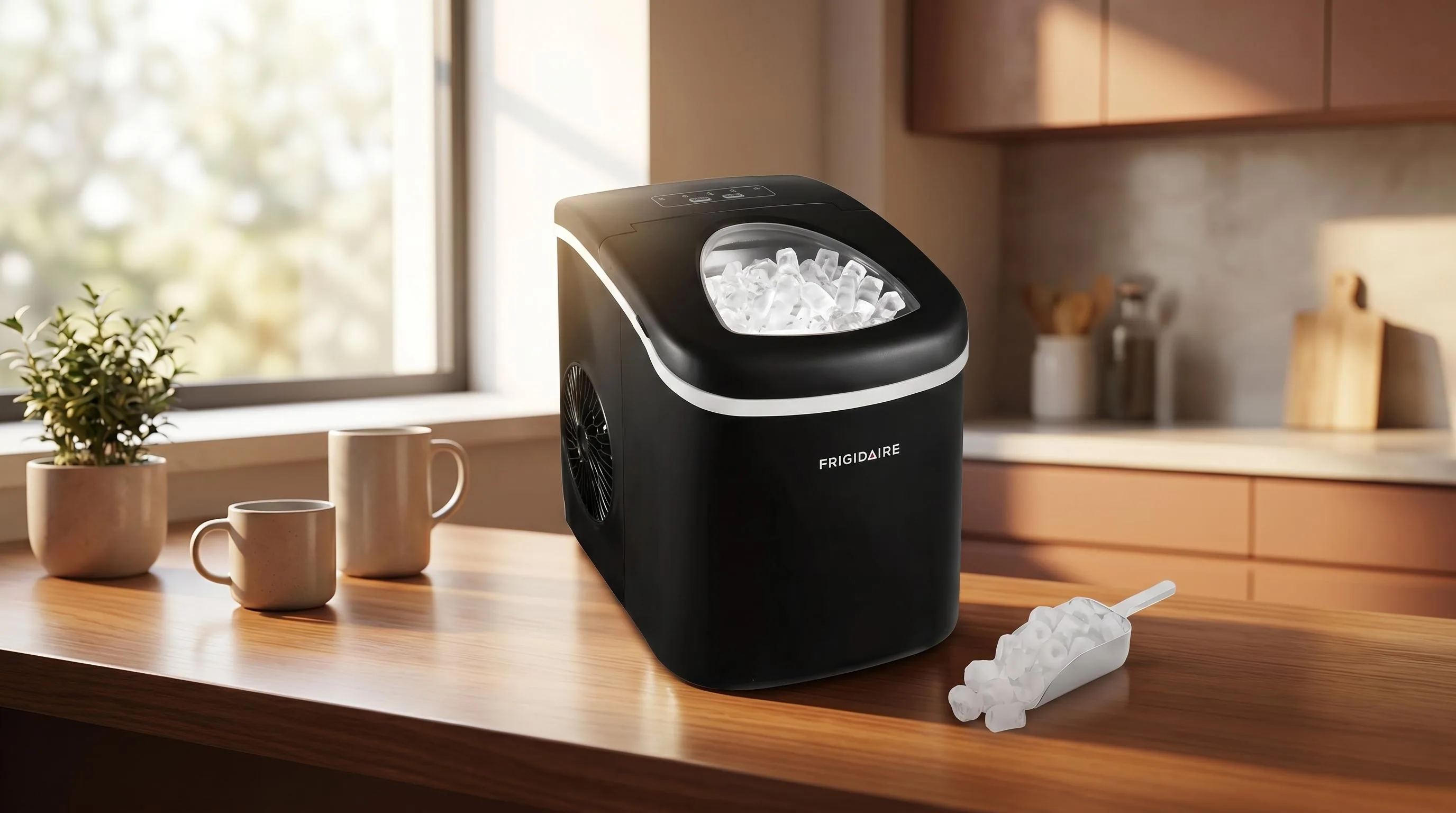 Top 10 The Best Portable Ice Maker in 2026 of All Time 16 FRIGIDAIRE EFIC101-BLACK — Black Appliance Setups: 26 lb per day