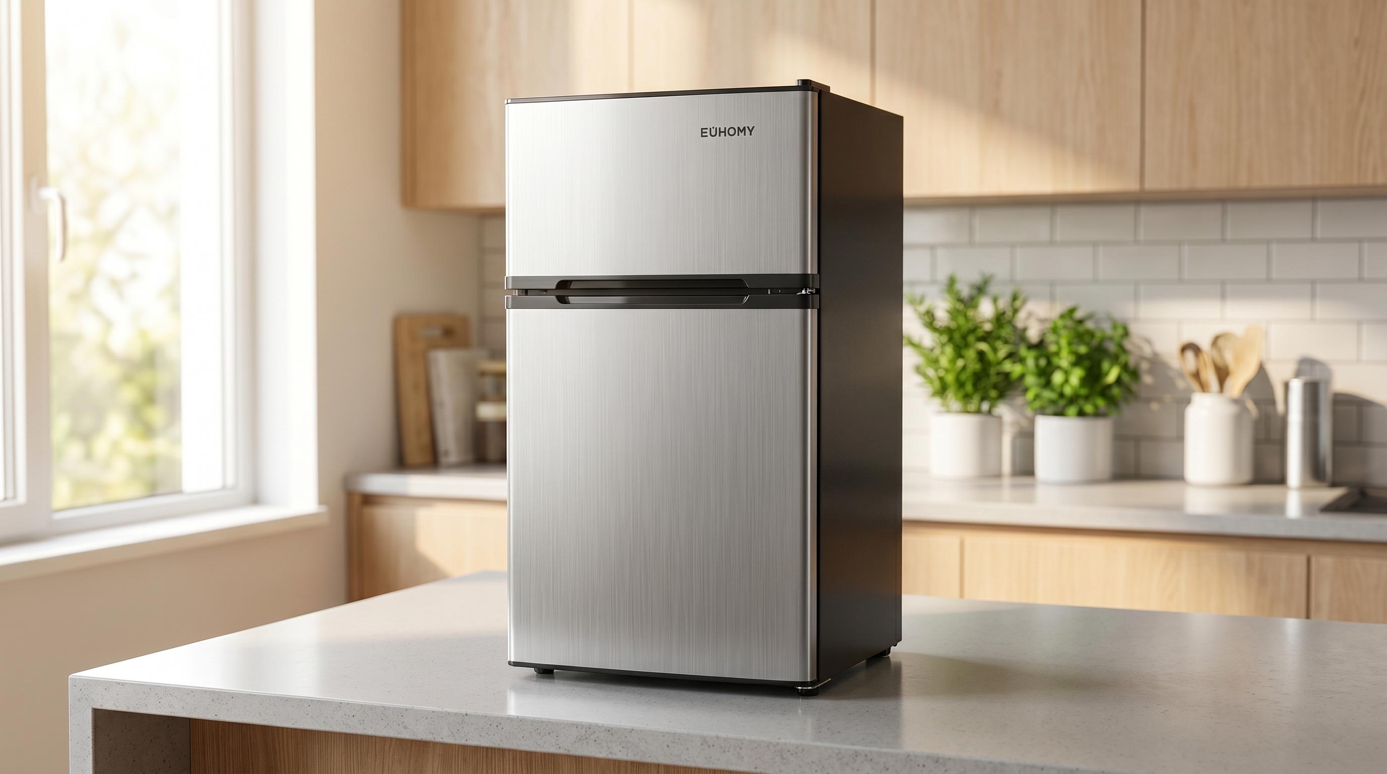 Euhomy Mini Fridge with Freezer — Best Overall: 3.2 Cu.Ft
