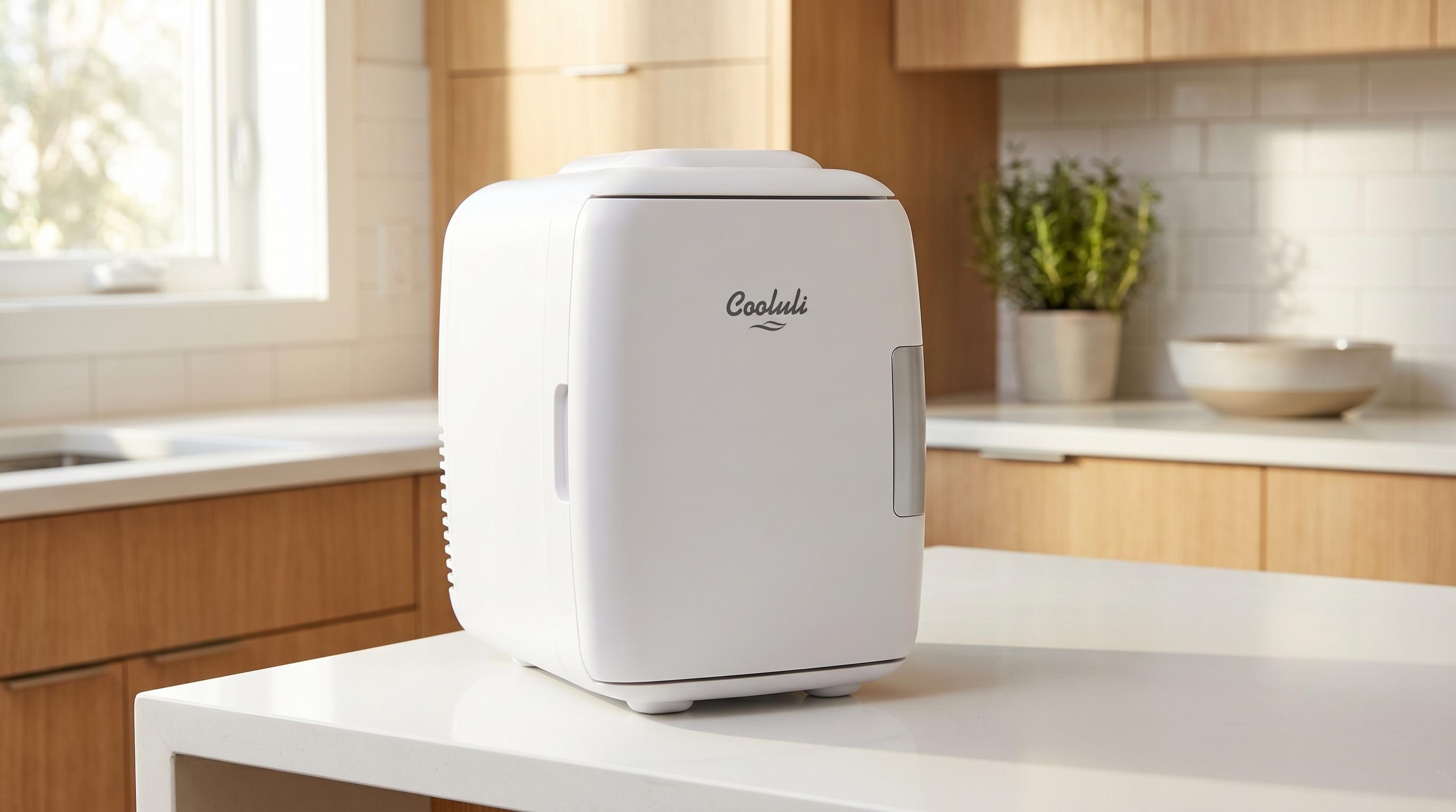 Cooluli Skincare Mini Fridge for Bedroom — Desk Skincare Storage: 4 Liter/6 Cans