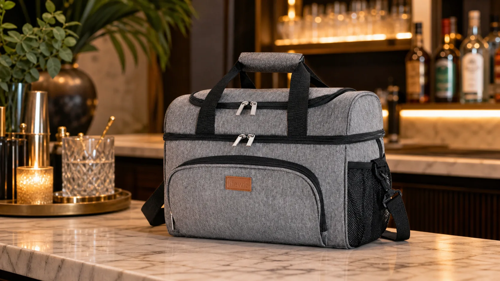 Lifewit Large Cooler Bag 27/32/48 Cans Insulated Lunch Bag — Picnic Wine Packing: 32-can capacity