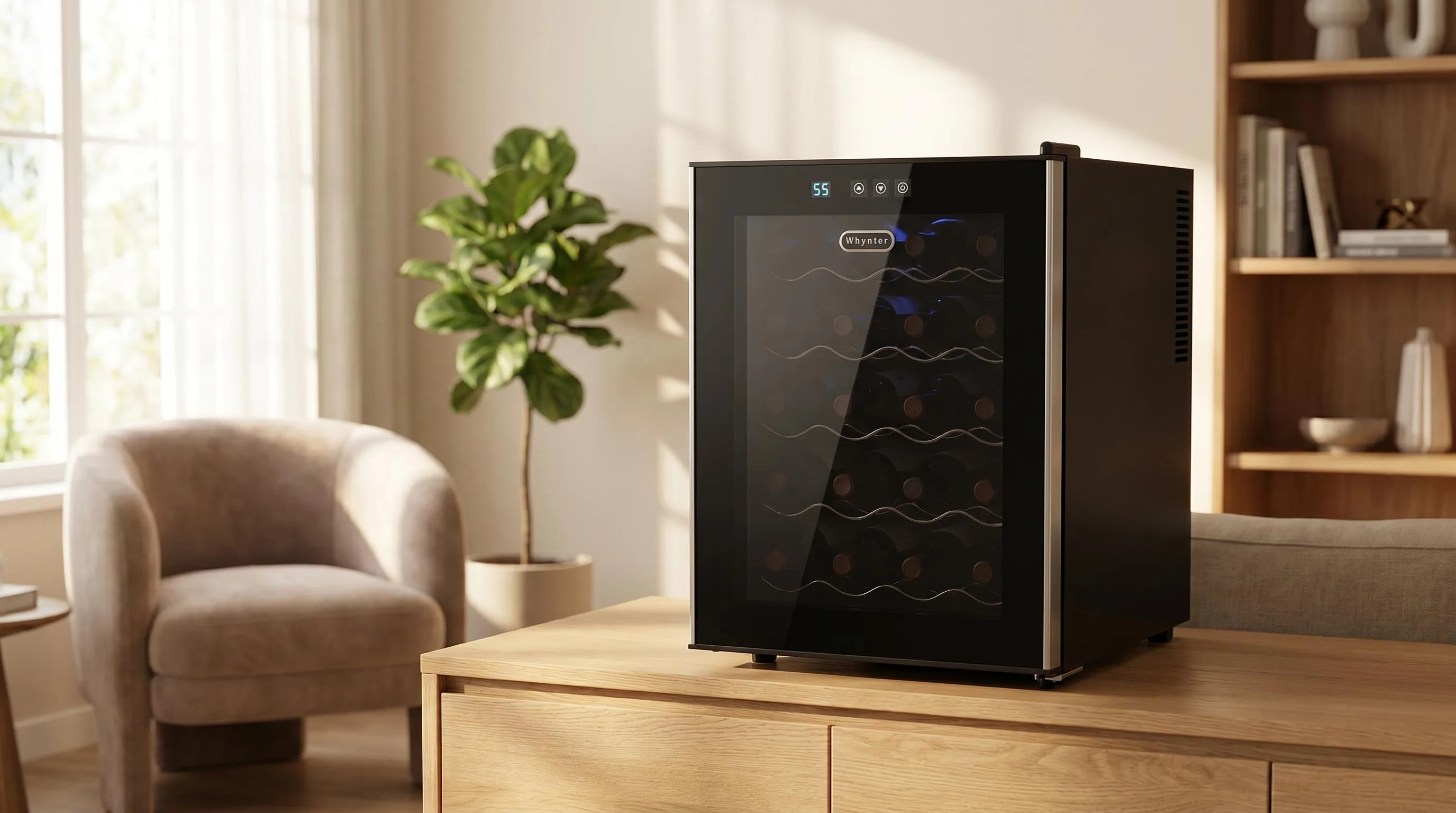 The Best Small Wine Cooler of All Time 2026 20 Whynter 20-Bottle Wine Cooler: Compact 20-bottle capacity ideal for tight kitchen or bar areas
