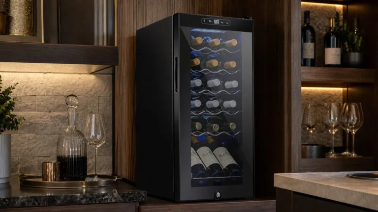 small wine fridge wine cooler