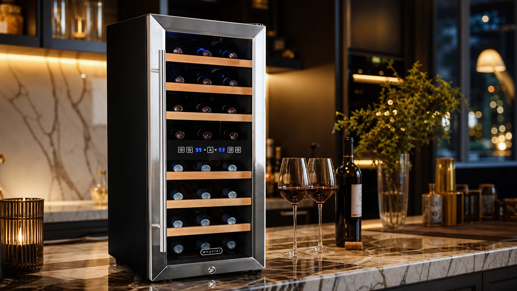 Koldfront 24-Bottle Wine Cooler — Best Overall: 24-bottle dual-zone