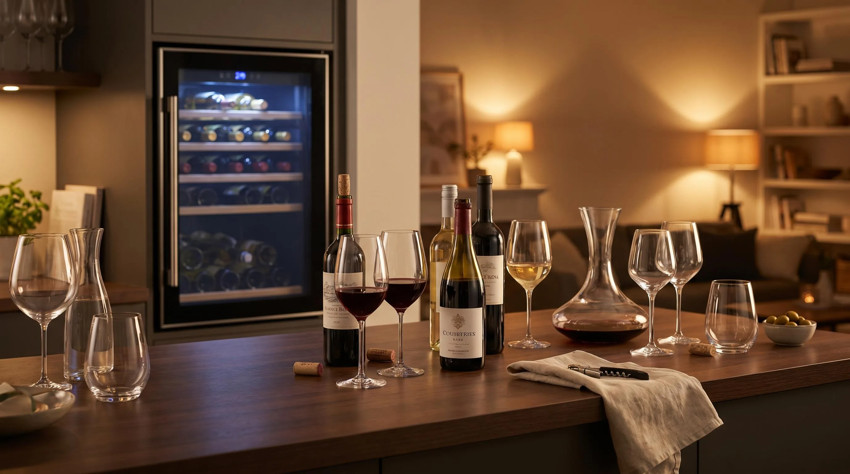 Expert tips for storing and serving wine at the right temperature.