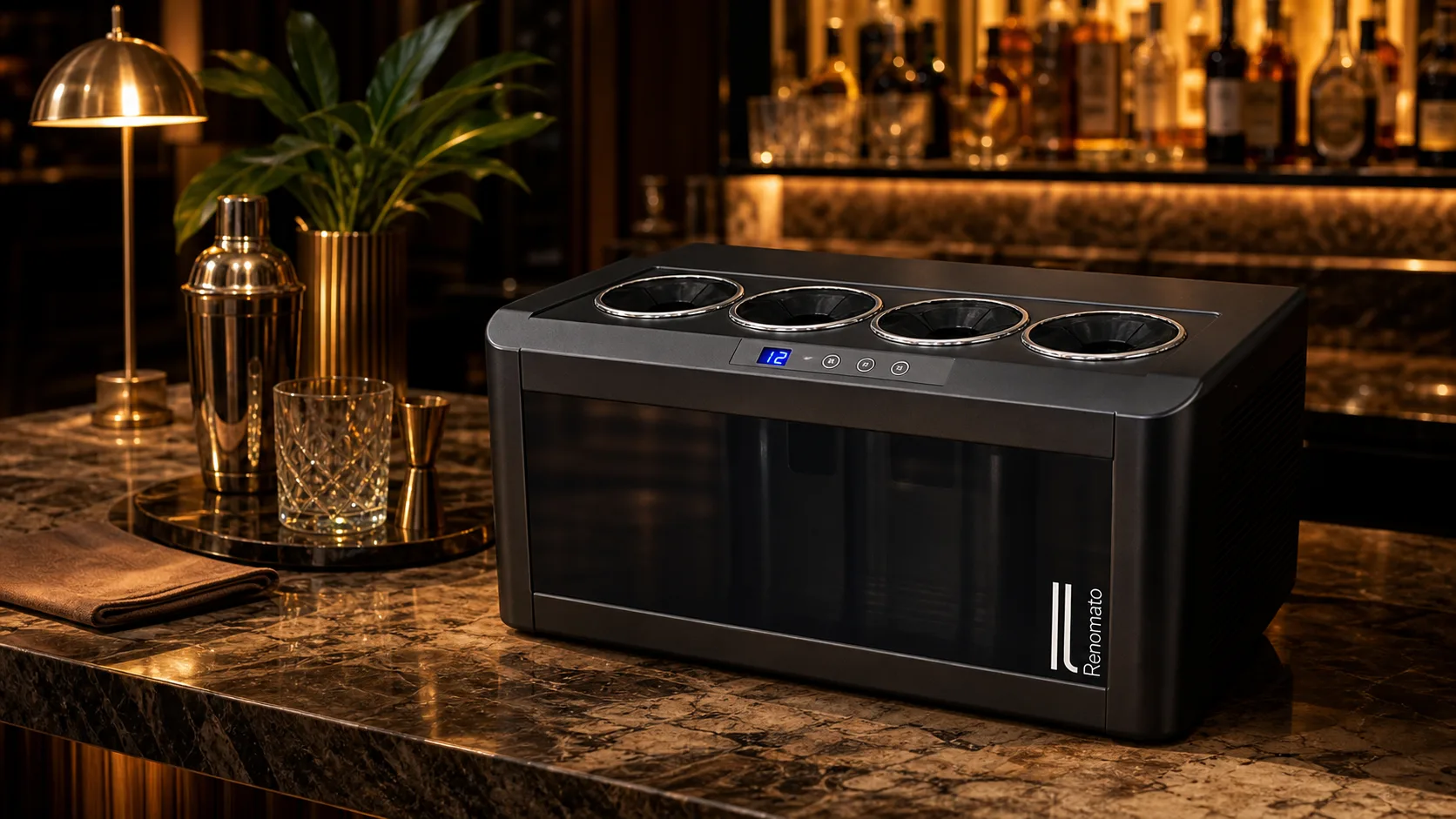 Top 5 Best Vinotemp Wine Cooler in 2026: Reviews & Buying Guide 10 Vinotemp OW004 4-Bottle — Open Countertop Display: thermoelectric cooling with digital temperature control
