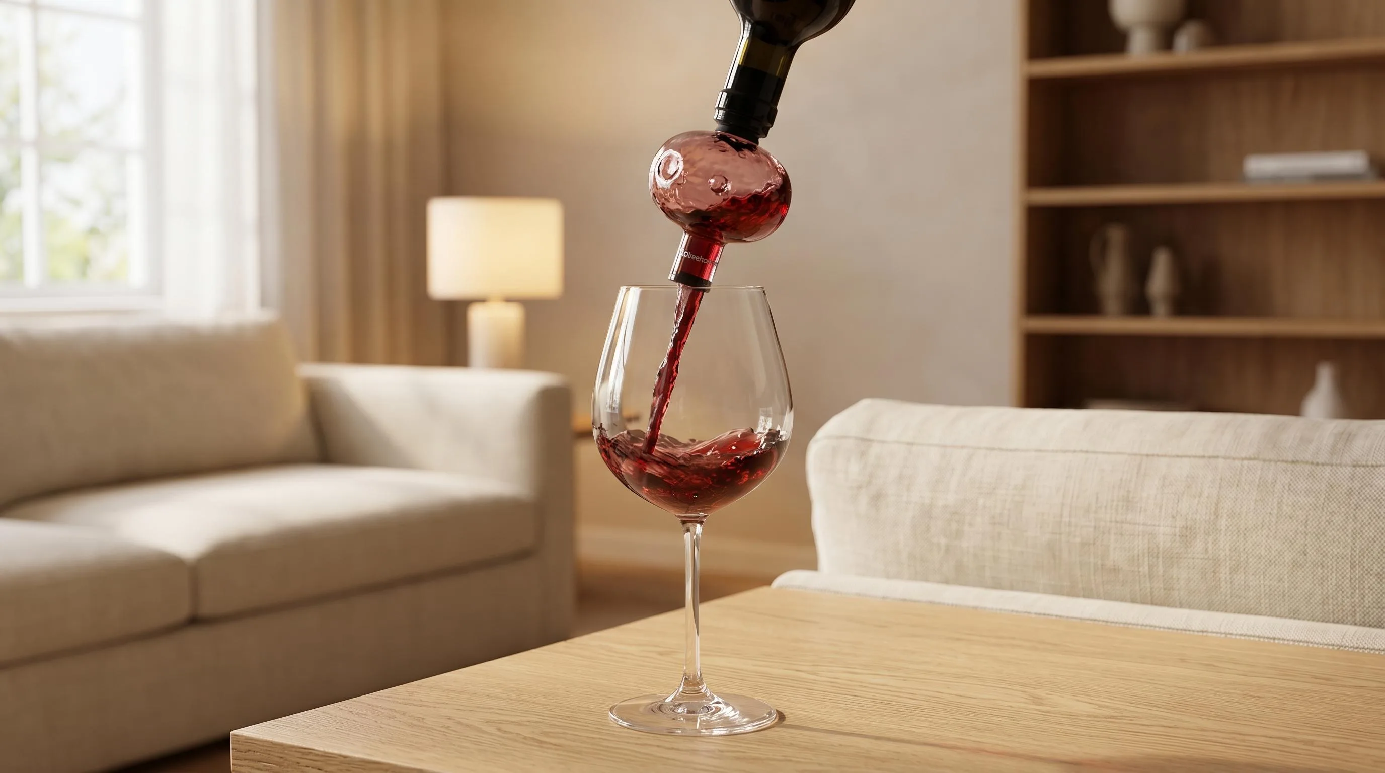 Soireehome — Glass Aerator Fans: made of glass