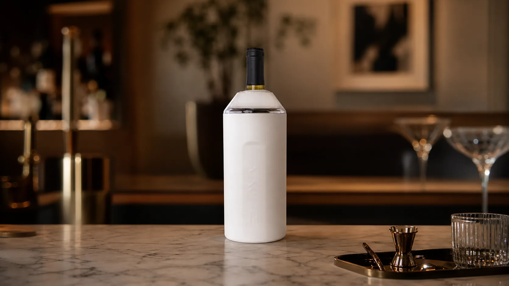 10 Best Wine Bottle Chiller In 2026 – Best Answer for You 15 Vinglace Wine Chiller — Portable Wine Insulation: white insulator sleeve