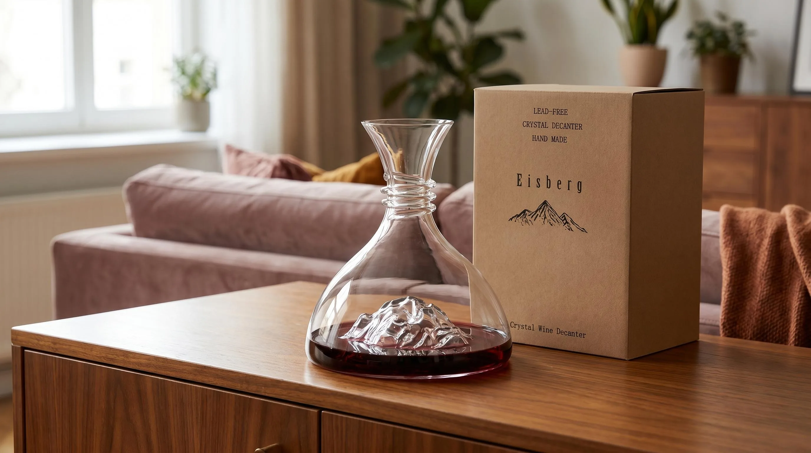 12 Best Wine Decanter Products You Need to Try 20 Iceberg Wine Decanter Aerator-100% Hand Blown Lead-Free: Hand-blown lead-free iceberg shape