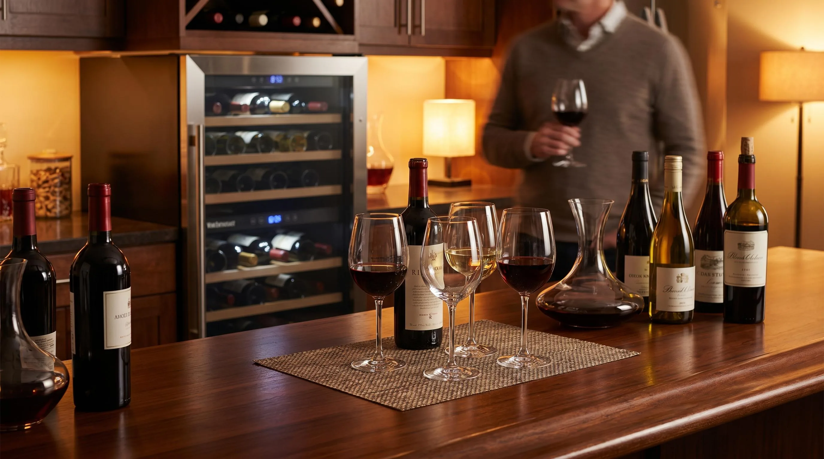 Expert tips for storing and serving wine at the right temperature.