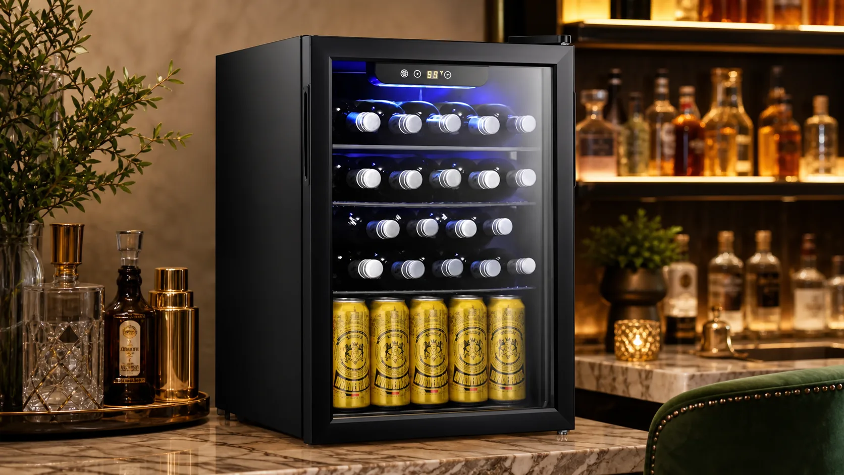 Top 7 Best Wine Fridge Cabinet To Buy Online 10 Antarctic 24-Bottle Wine Cooler — Efficient Compact Storage: high Efficiency class
