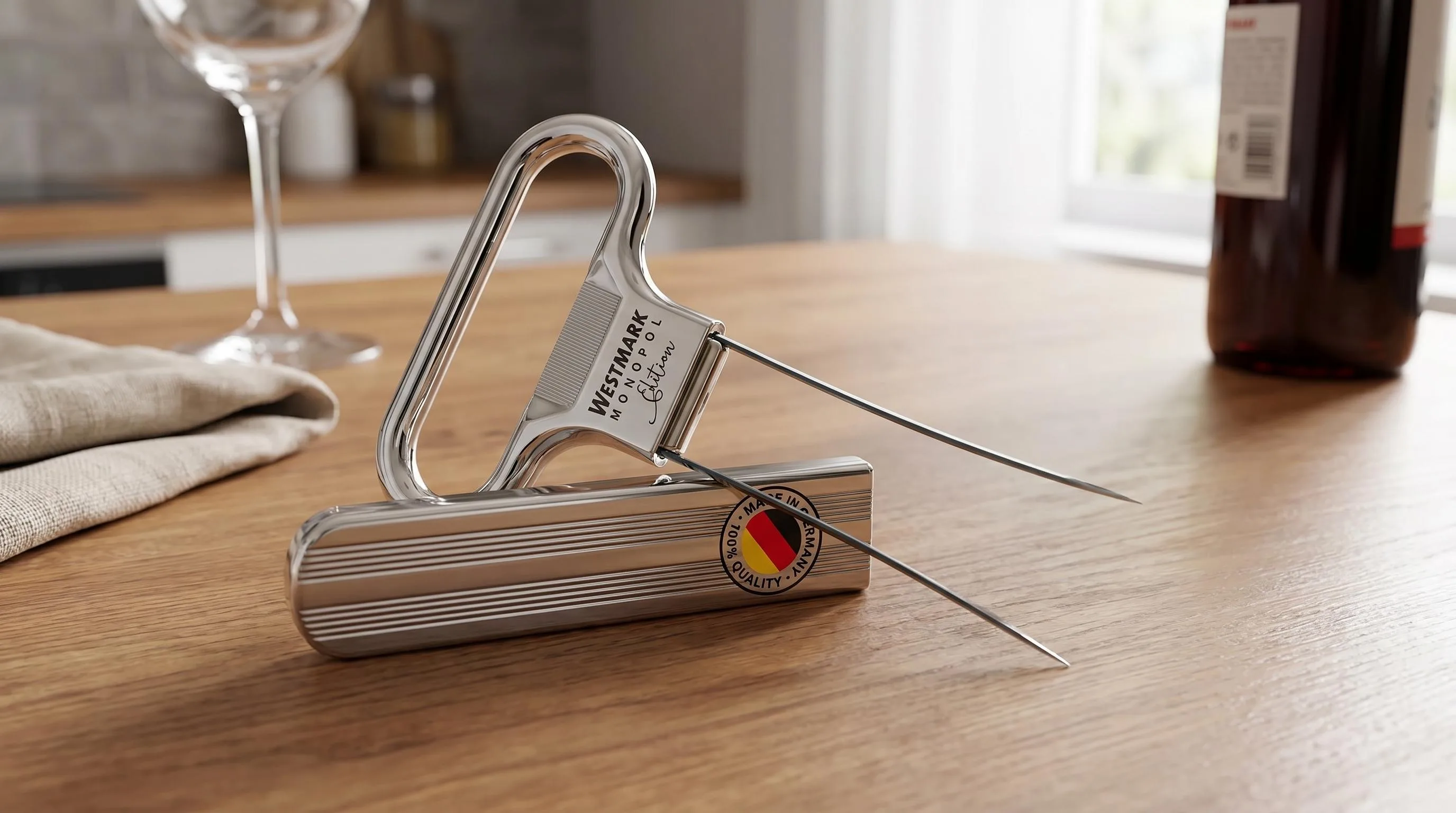Top 15 Best Wine Openers of 2026 (Tested & Ranked) 24 Monopol Westmark Germany Steel Two-Prong Cork Puller with: Two-prong steel Ah-So puller that won't pierce the cork