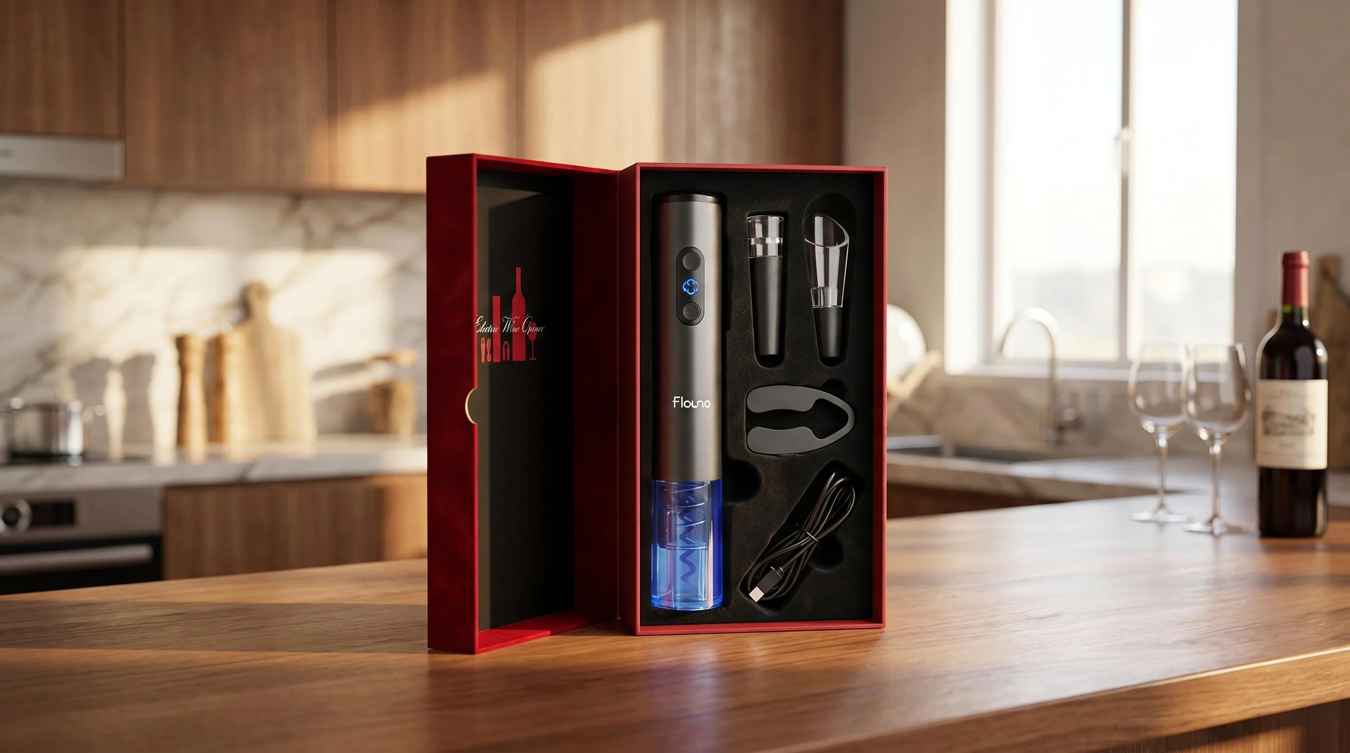 Top 15 Best Wine Openers of 2026 (Tested & Ranked) 29 Flauno Electric Wine Opener Rechargeable: Cordless electric opener with rechargeable battery