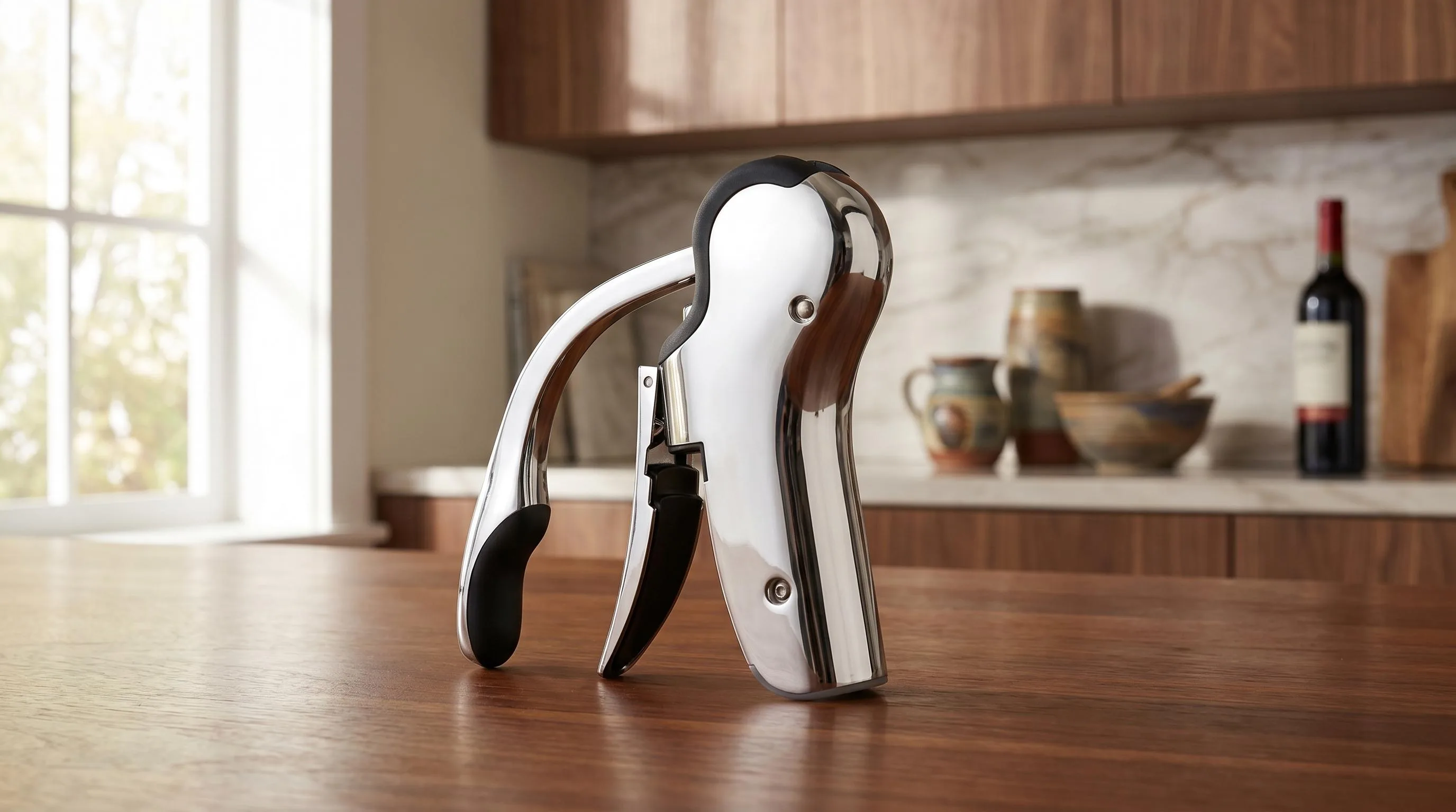 Top 15 Best Wine Openers of 2026 (Tested & Ranked) 21 Brookstone Compact Wine Opener — Compact Storage: chrome color