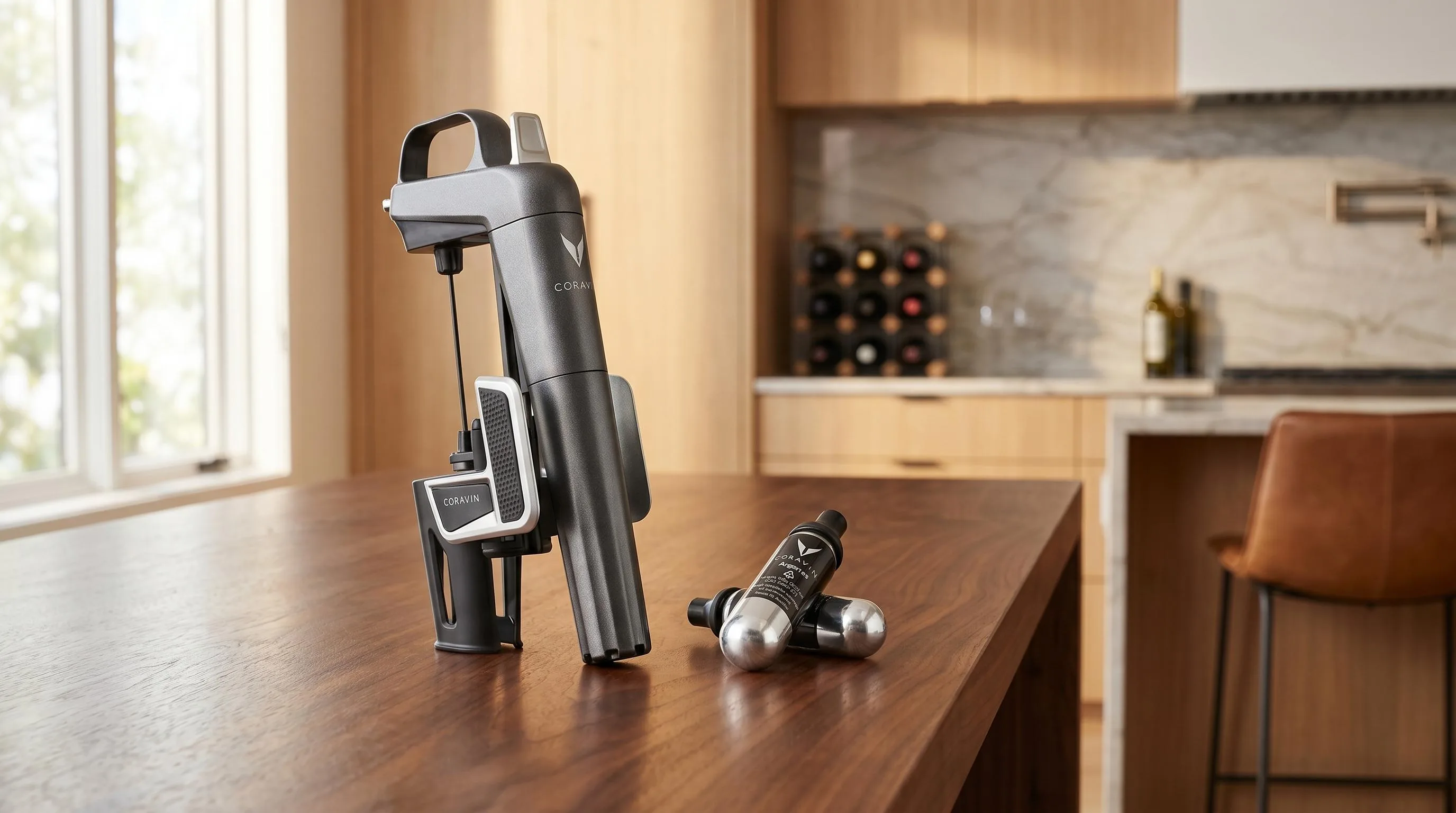 Top 10 Picks Wine Preservation Systems For 2026 13 Coravin Model Two Wine Preservation System — Cork-Through Pouring: includes 2 Argon Capsules