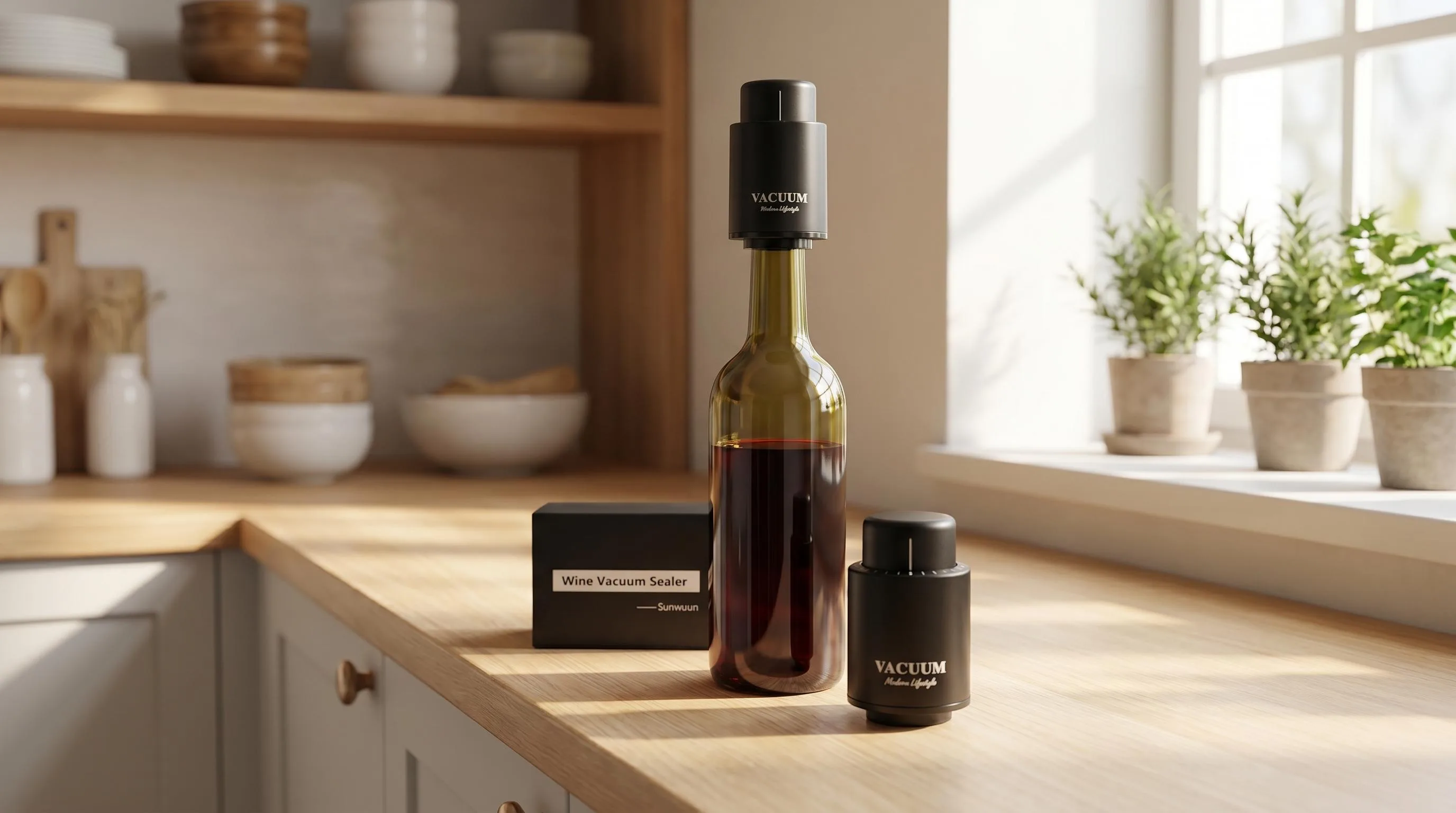 Top 10 Picks Wine Preservation Systems For 2026 14 2 PACK Wine Bottle Stoppers,Real Vacuum Wine — Reusable Stopper Pairs: 2 PACK black wine stoppers