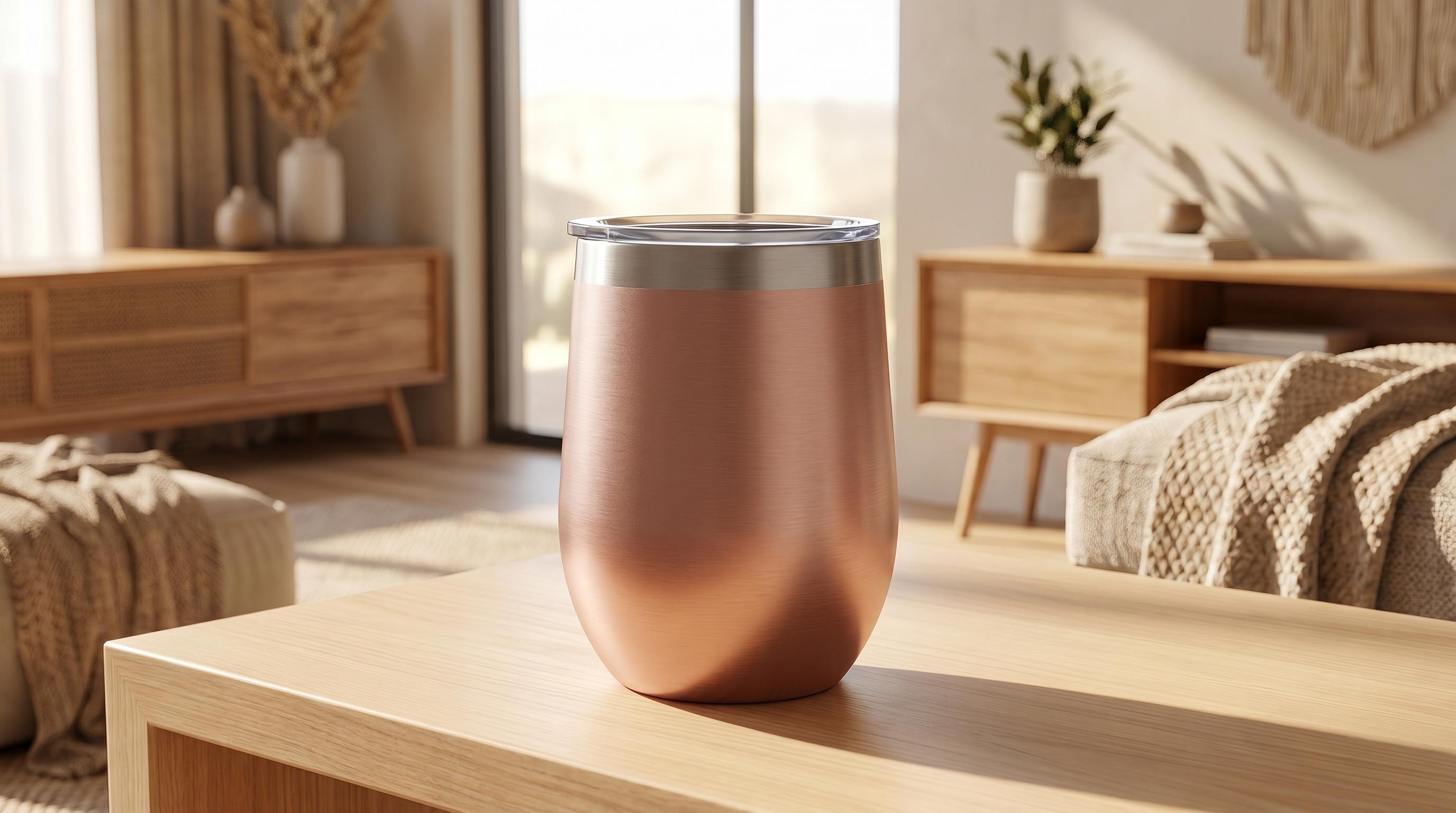 CHILLOUT LIFE 12 oz Stainless Steel Tumbler with Lid & Gift: 12 oz stainless steel tumbler with lid, packaged as a gift