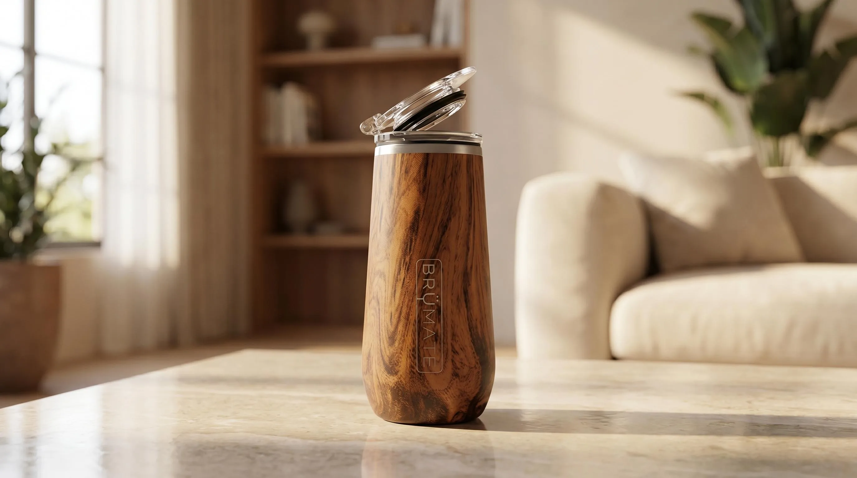 10 Best Wine Tumbler Recommended By An Expert 21 BrüMate 12oz Insulated Champagne Flute With Flip-Top Lid: 12oz insulated champagne flute with a flip-top lid to lock in fizz