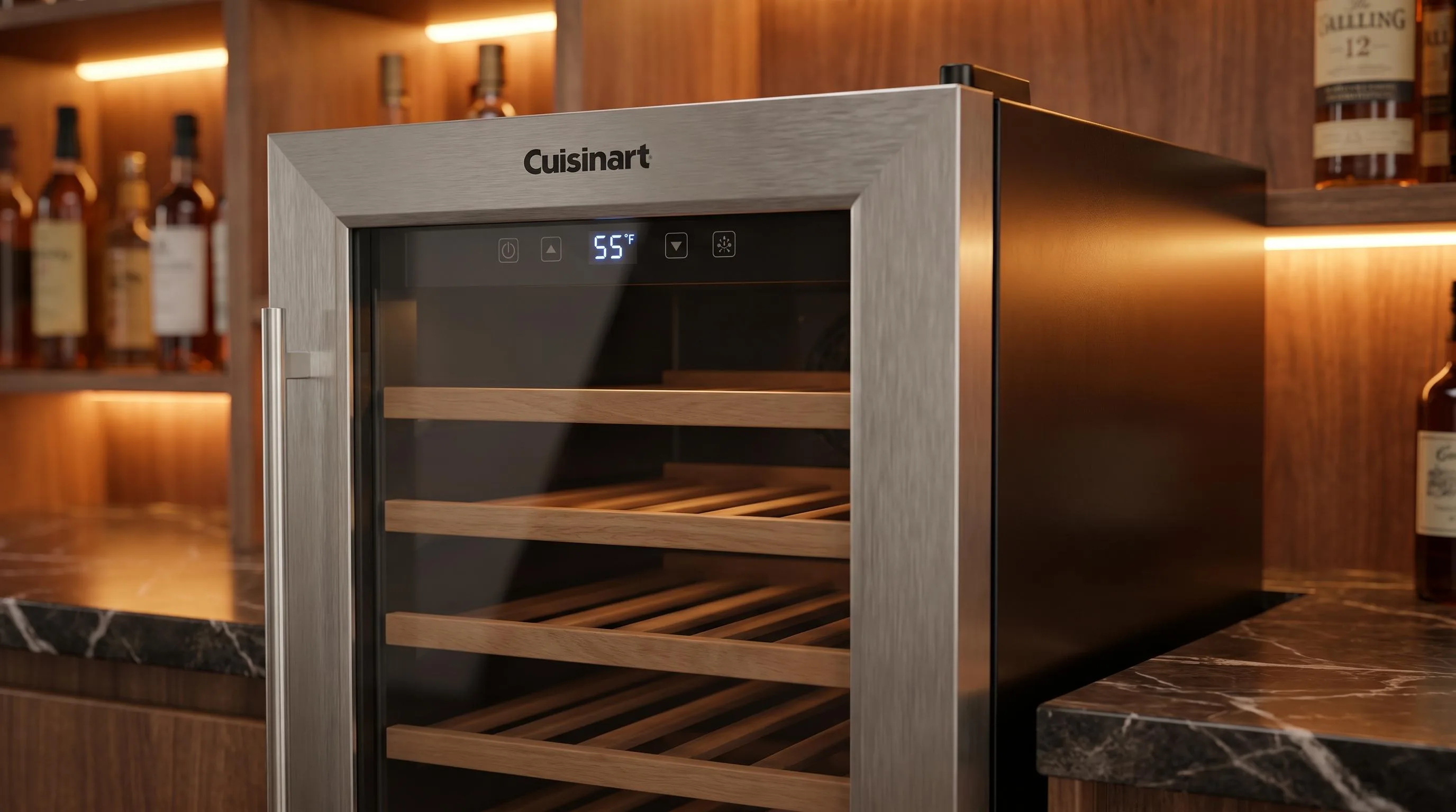 Close-up of the Cuisinart CWC-1800TS build quality, materials and finish during our review
