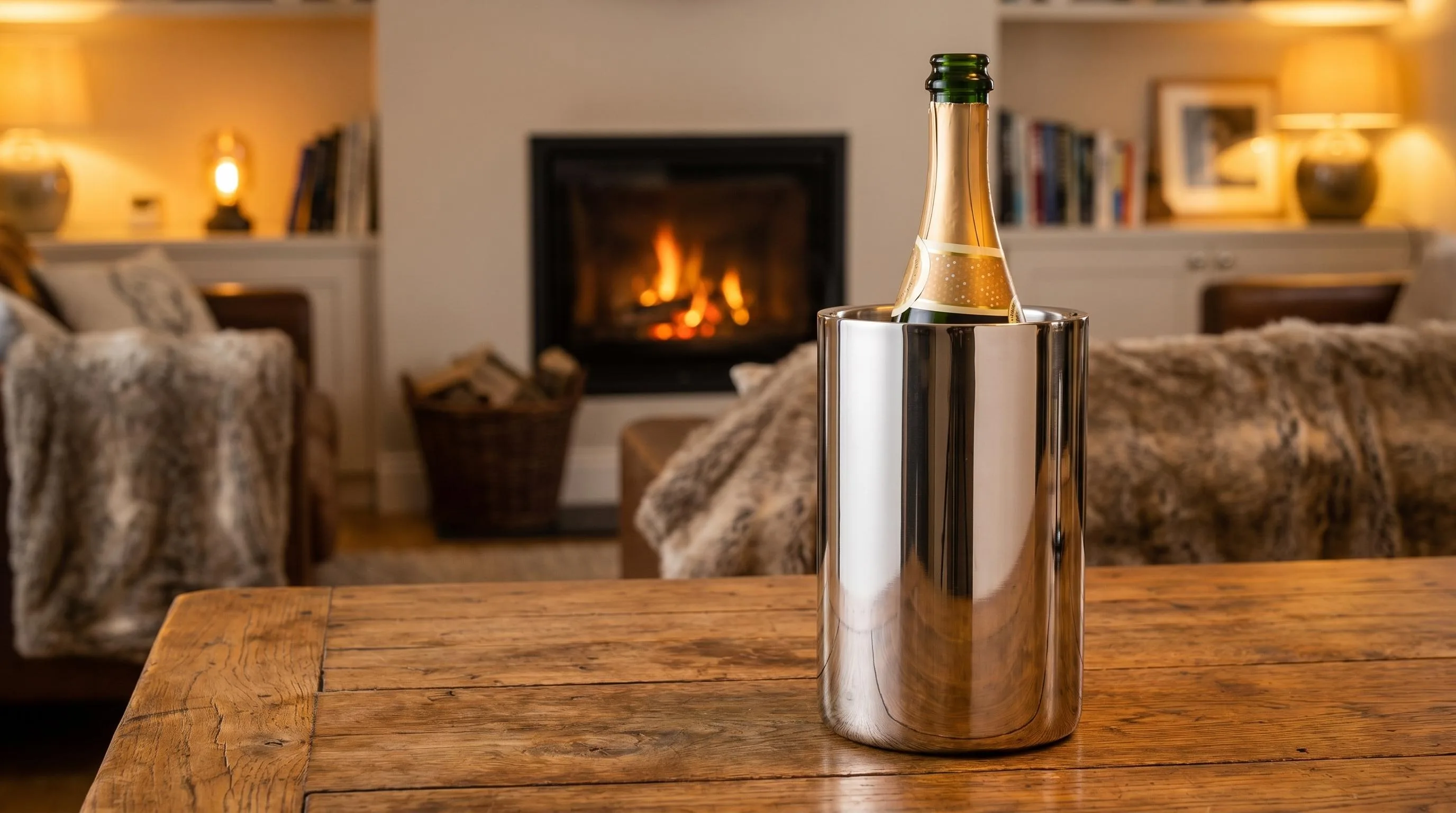 Close-up of the Enoluxe Wine Chiller Bucket build quality, materials and finish during our review