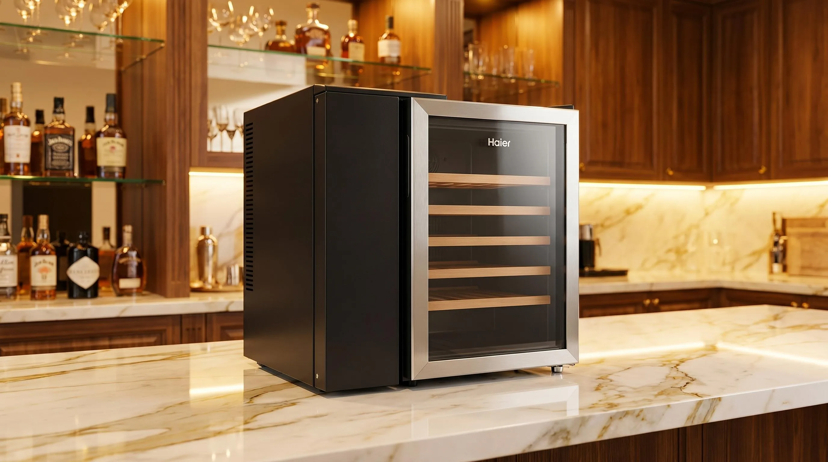 Haier HVTEC06ABS Wine Cooler Review 2026 1 The Haier HVTEC06ABS reviewed hands-on by the FlightWineBar team after real-world testing