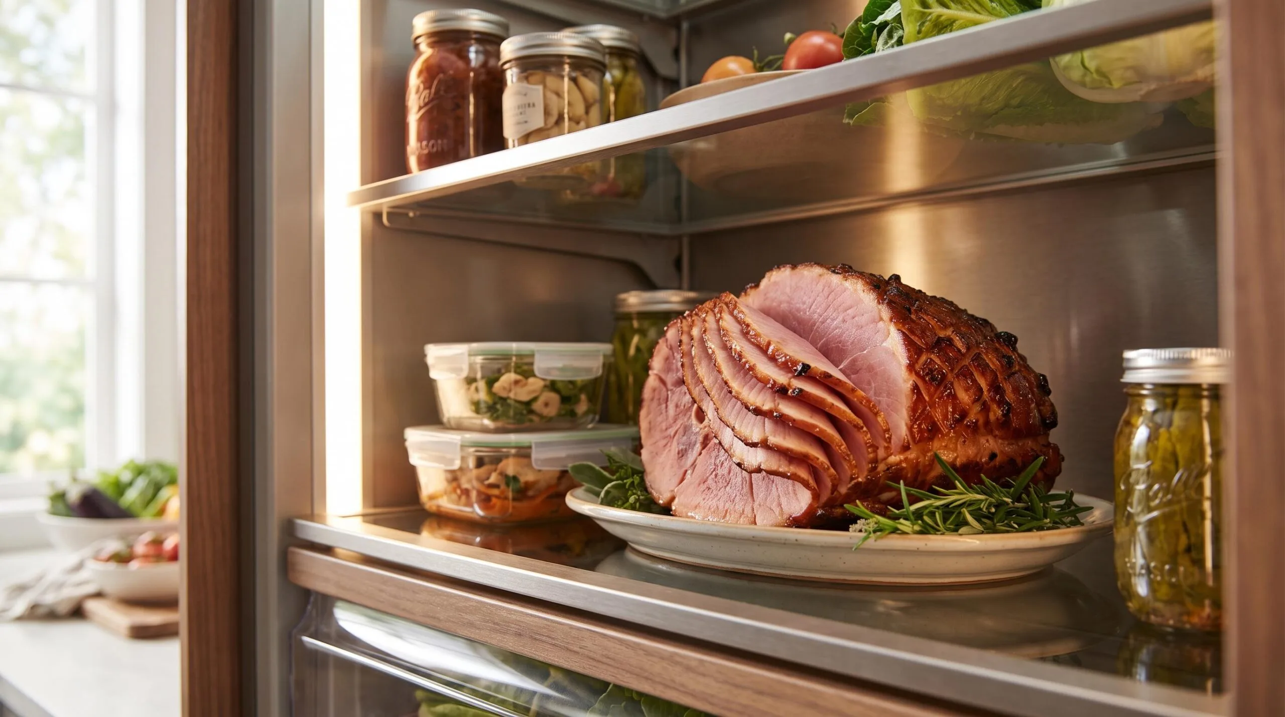 how long does ham last in the fridge