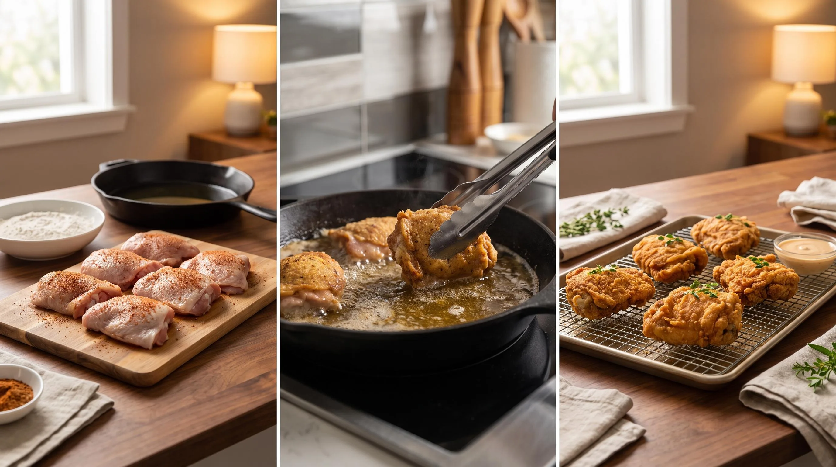 How Long To Fry Chicken Thighs? The Ultimate Time & Temperature Guide for Perfect Results 3 how long to fry chicken thighs — explained with facts and figures in this guide