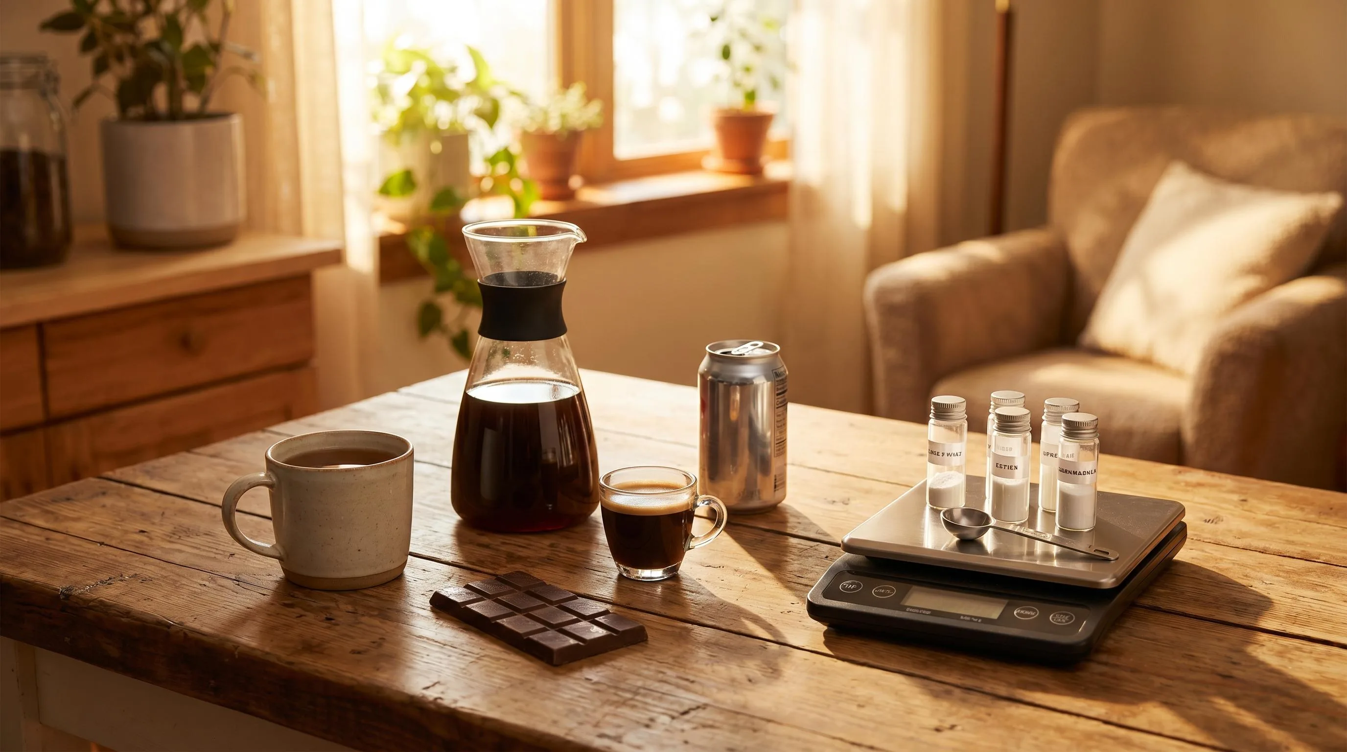 how much caffeine is in a — what changes the outcome