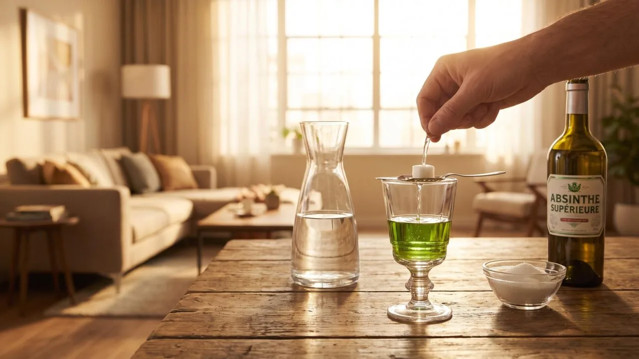 How To Drink Absinthe With Granulated Sugar