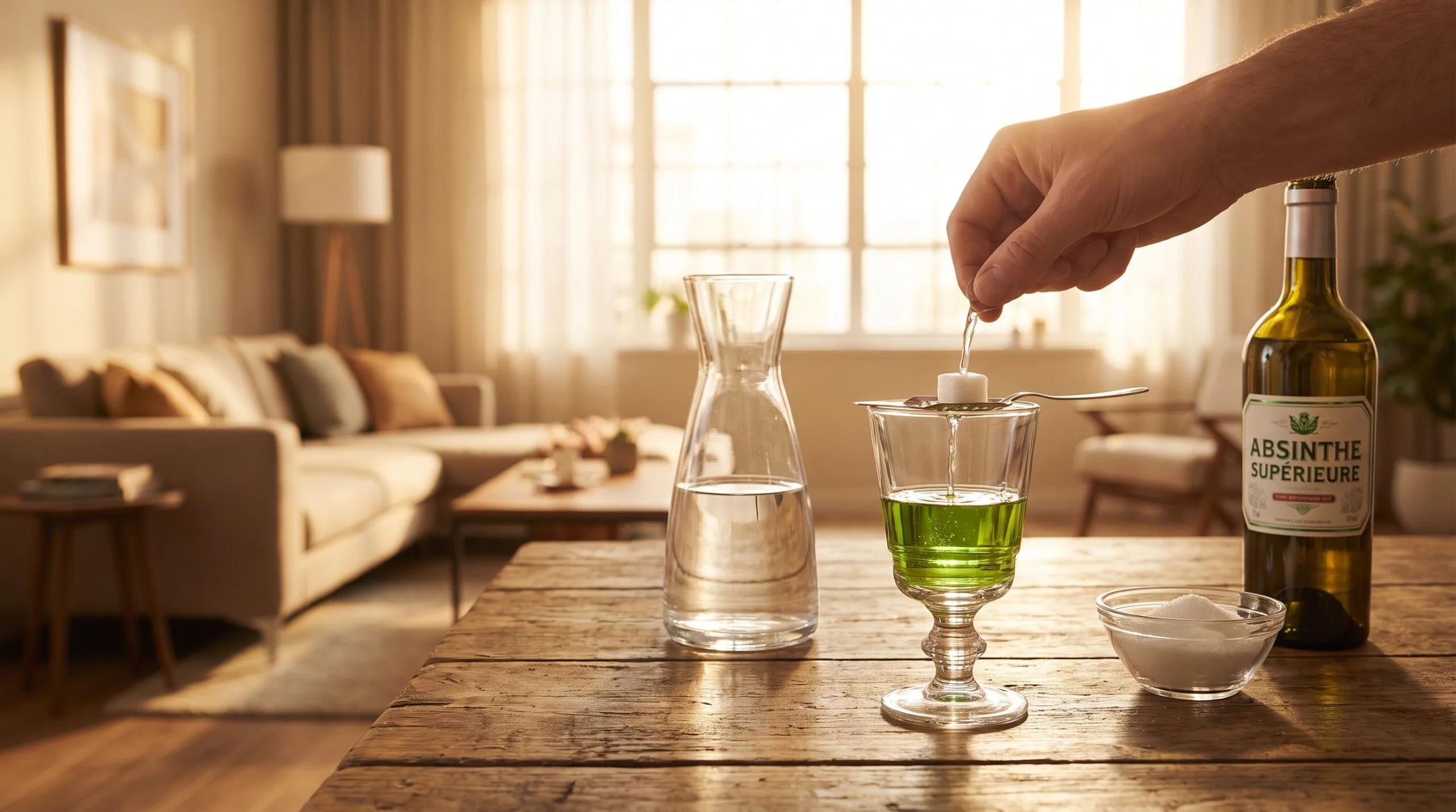 How To Drink Absinthe With Granulated Sugar