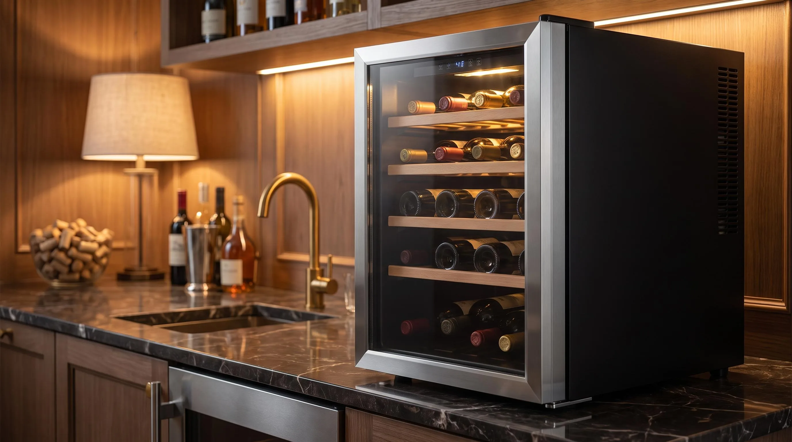 The Ivation IVFWCC241LB reviewed hands-on by the FlightWineBar team after real-world testing