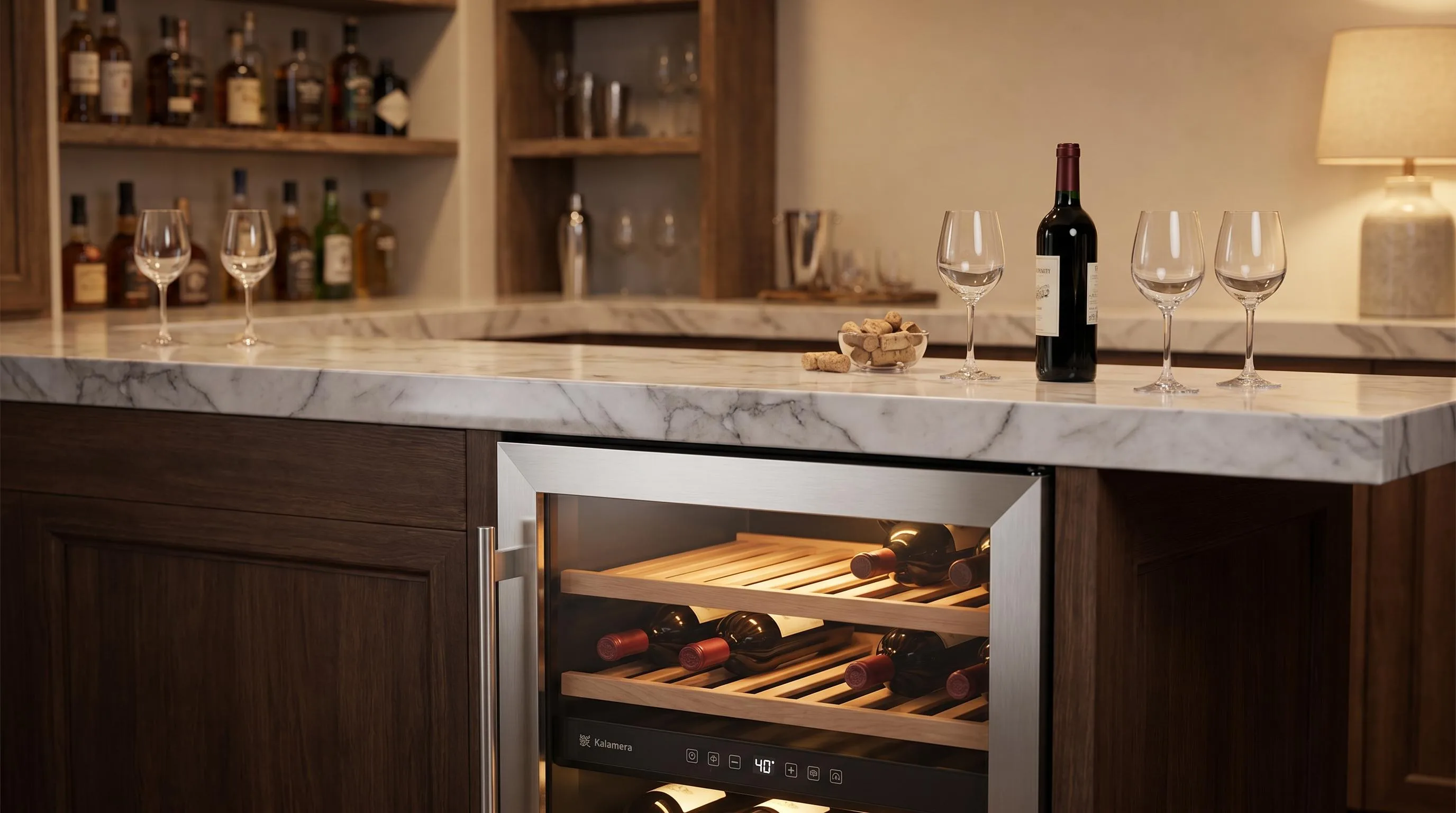 The Kalamera KRC-40DZB-TGD reviewed hands-on by the FlightWineBar team after real-world testing