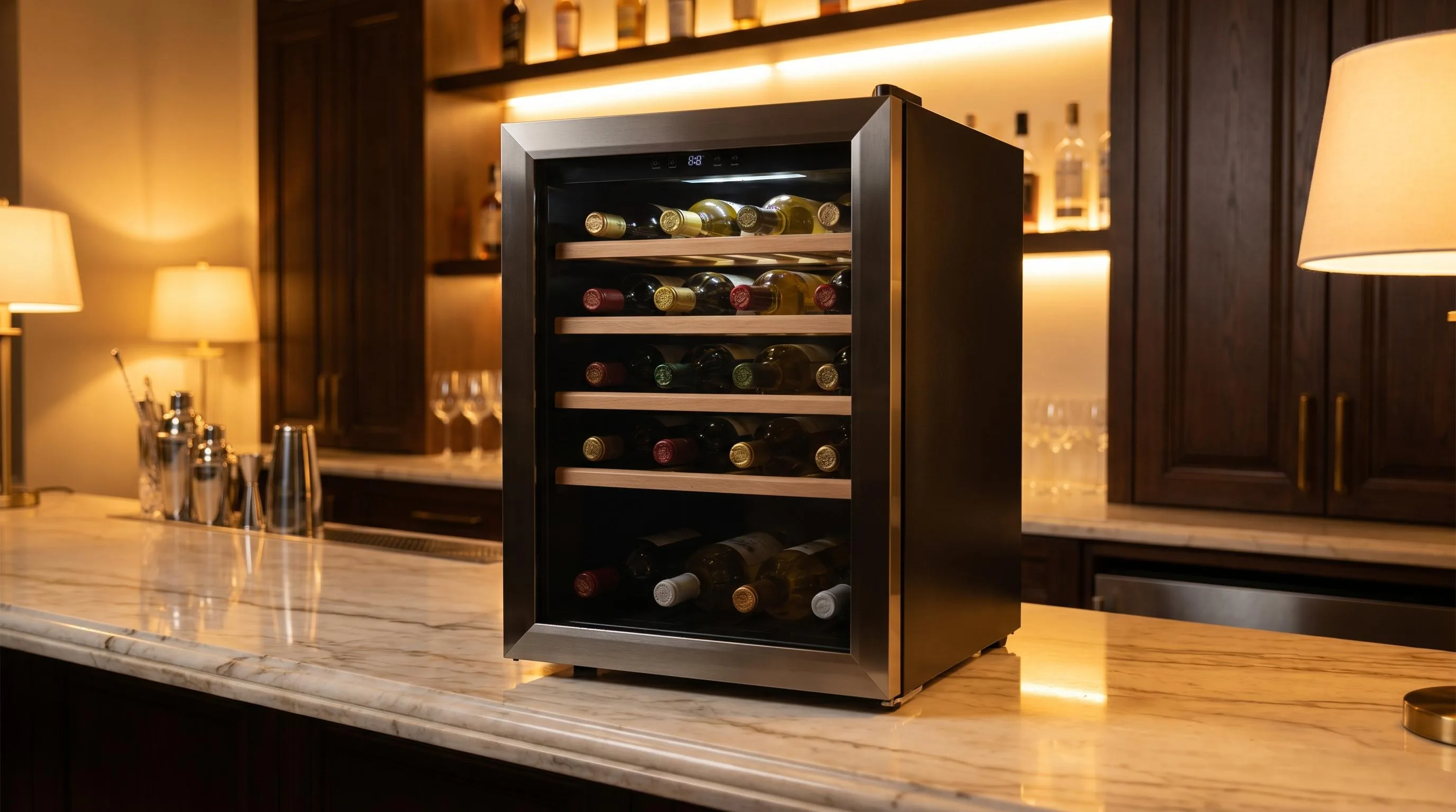 The Koolatron ‎WC18-MG reviewed hands-on by the FlightWineBar team after real-world testing