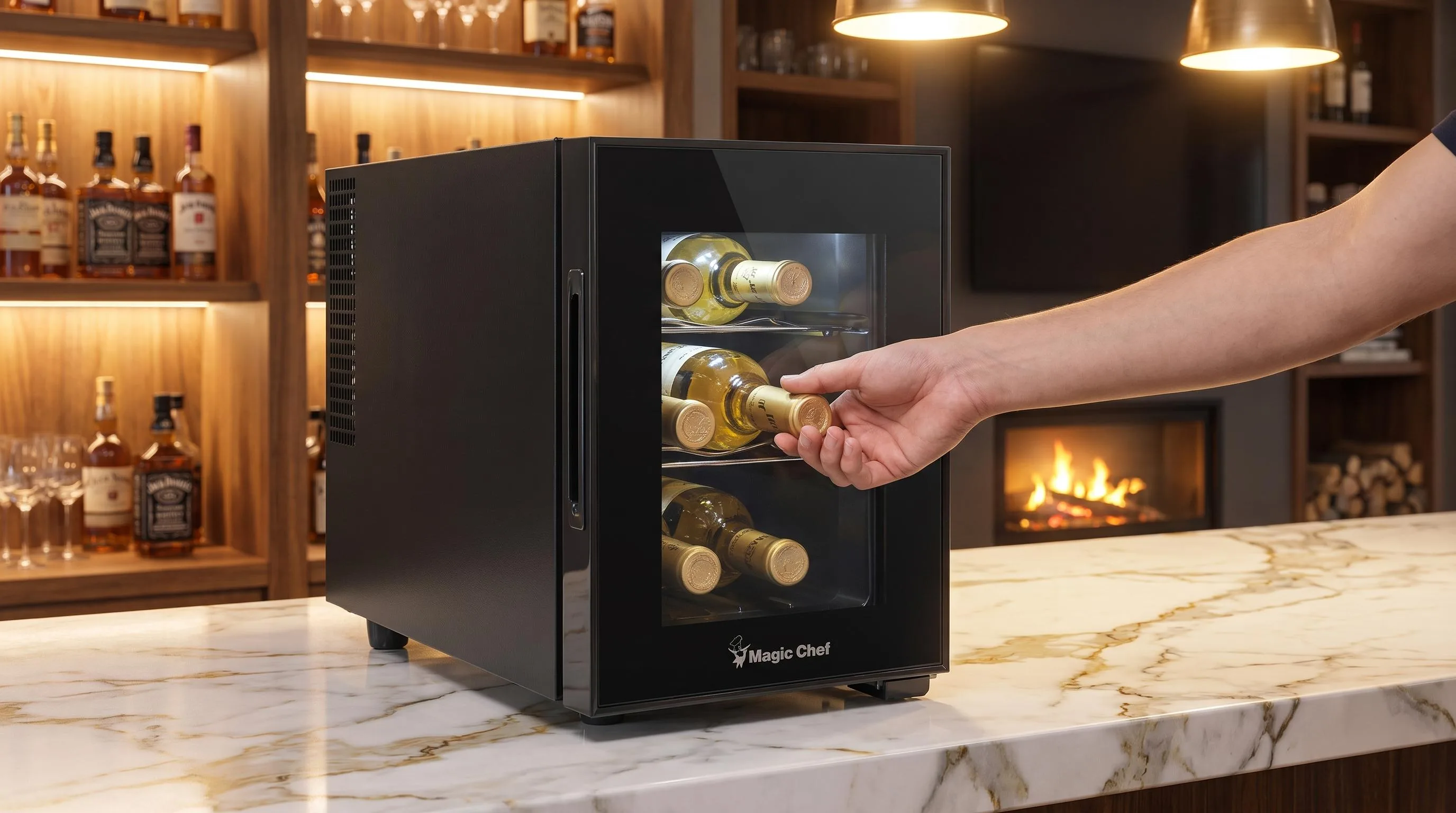 The Magic Chef HMBC58ST shown in everyday use at home, as tested by FlightWineBar