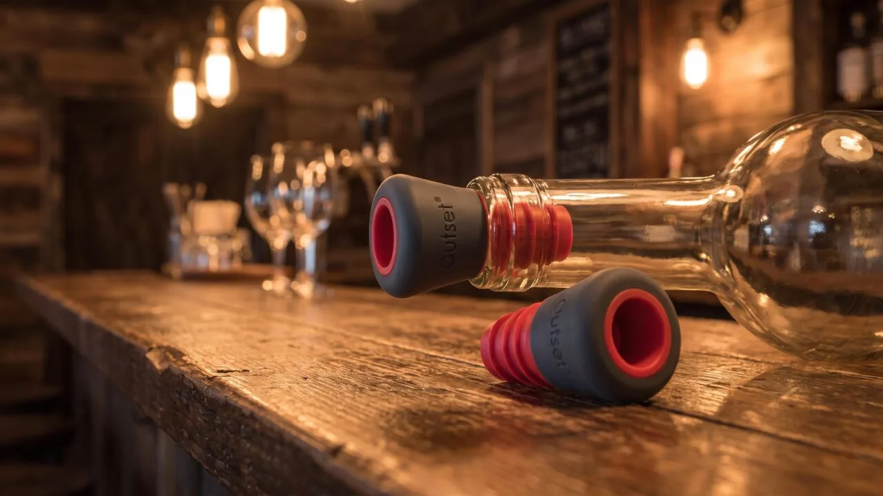 Outset Silicone Wine Bottle Stoppers