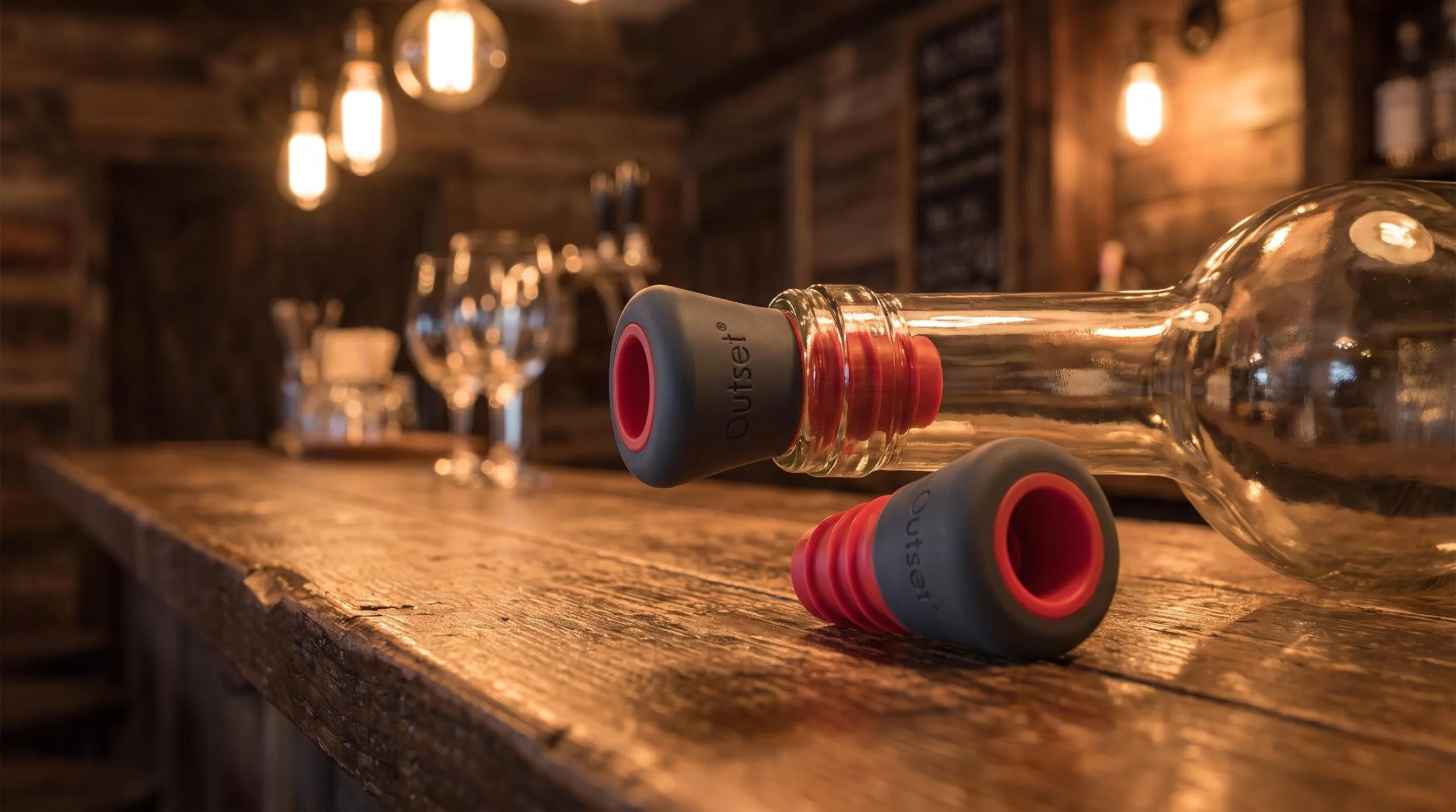 Outset Silicone Wine Bottle Stoppers