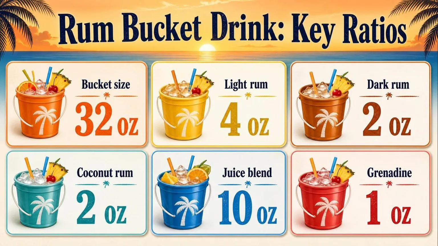 Build a Perfect Rum Bucket in 6 Steps — key facts at a glance