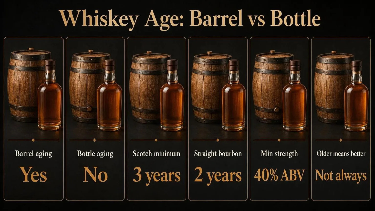 Whiskey Age: The Numbers That Matter — key facts at a glance
